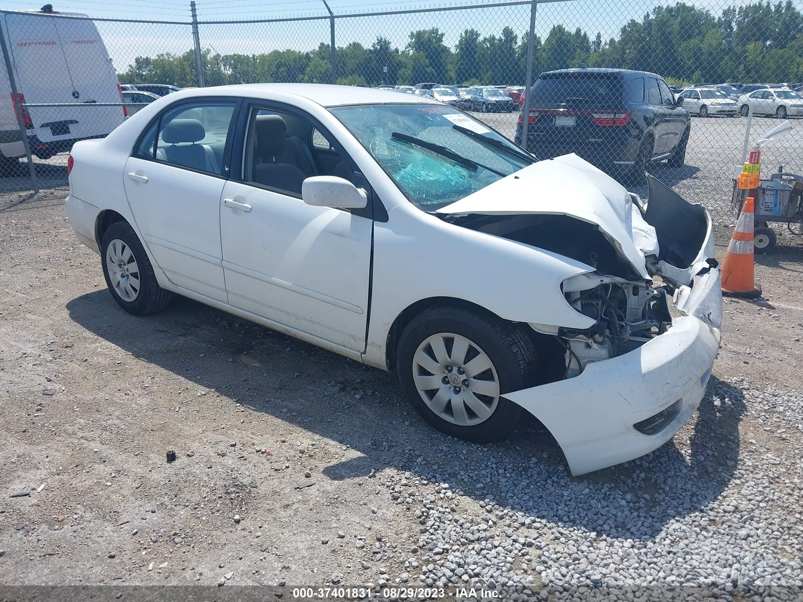 TOYOTA COROLLA 2003 2t1br38ex3c130264