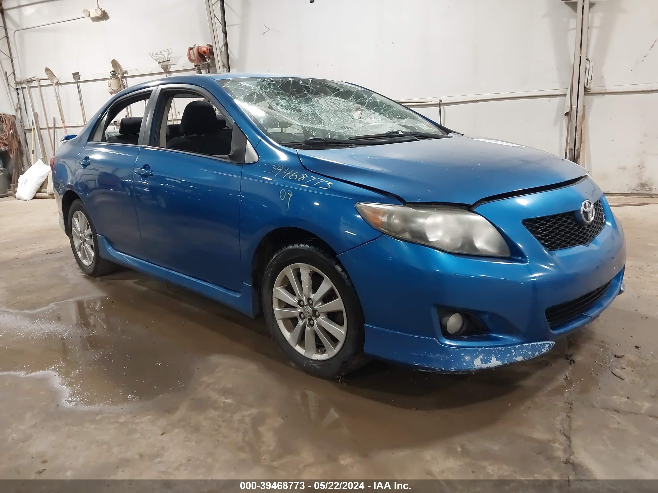 TOYOTA COROLLA 2009 2t1bu40e09c021885