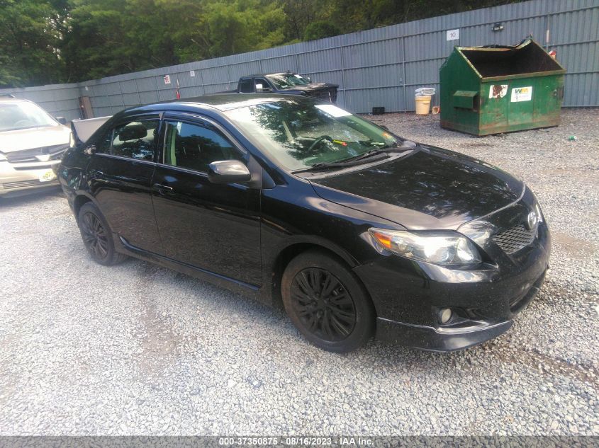 TOYOTA COROLLA 2009 2t1bu40e09c049900