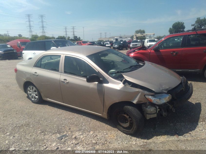 TOYOTA COROLLA 2009 2t1bu40e09c124935