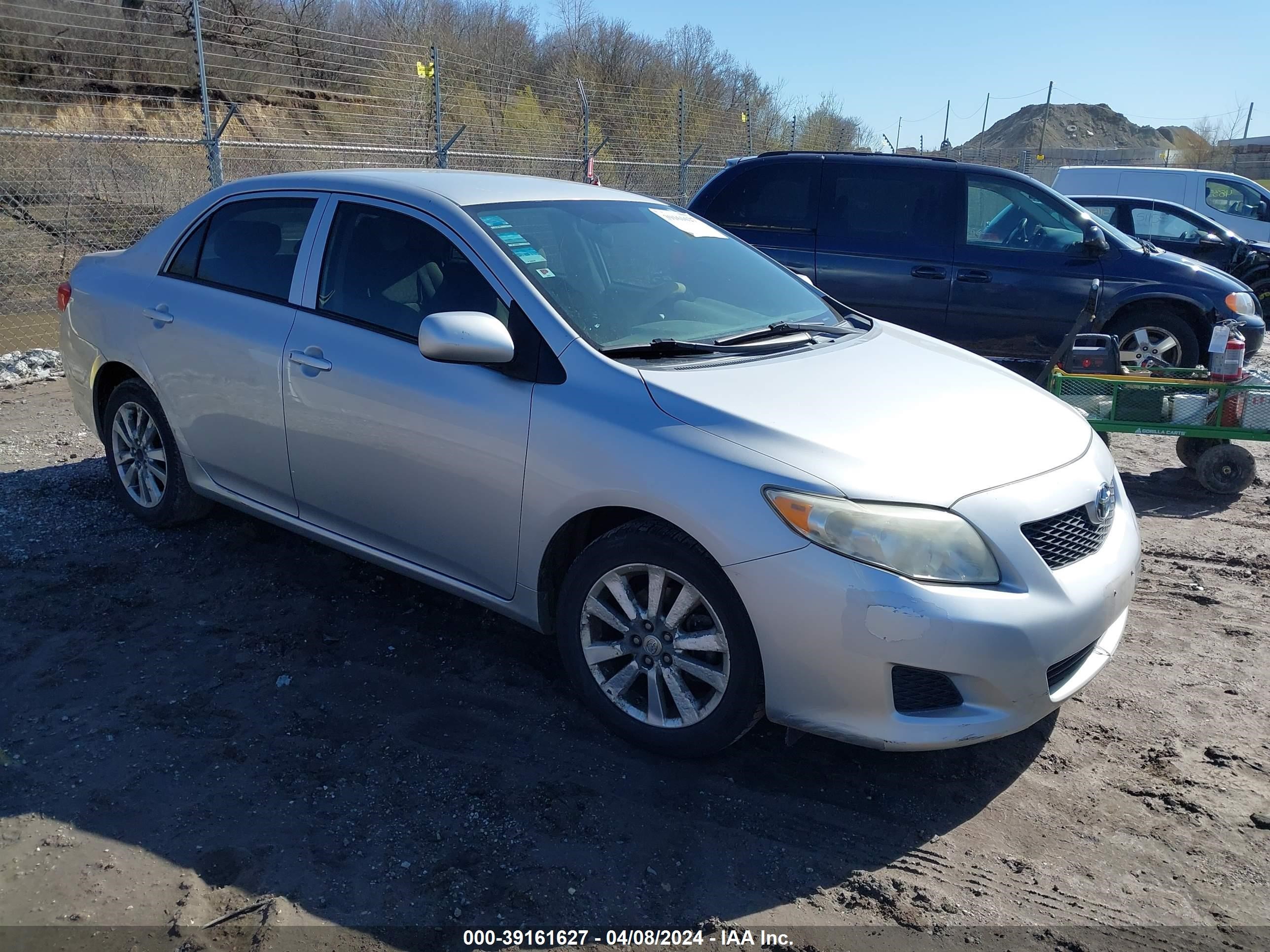 TOYOTA COROLLA 2009 2t1bu40e09c126541