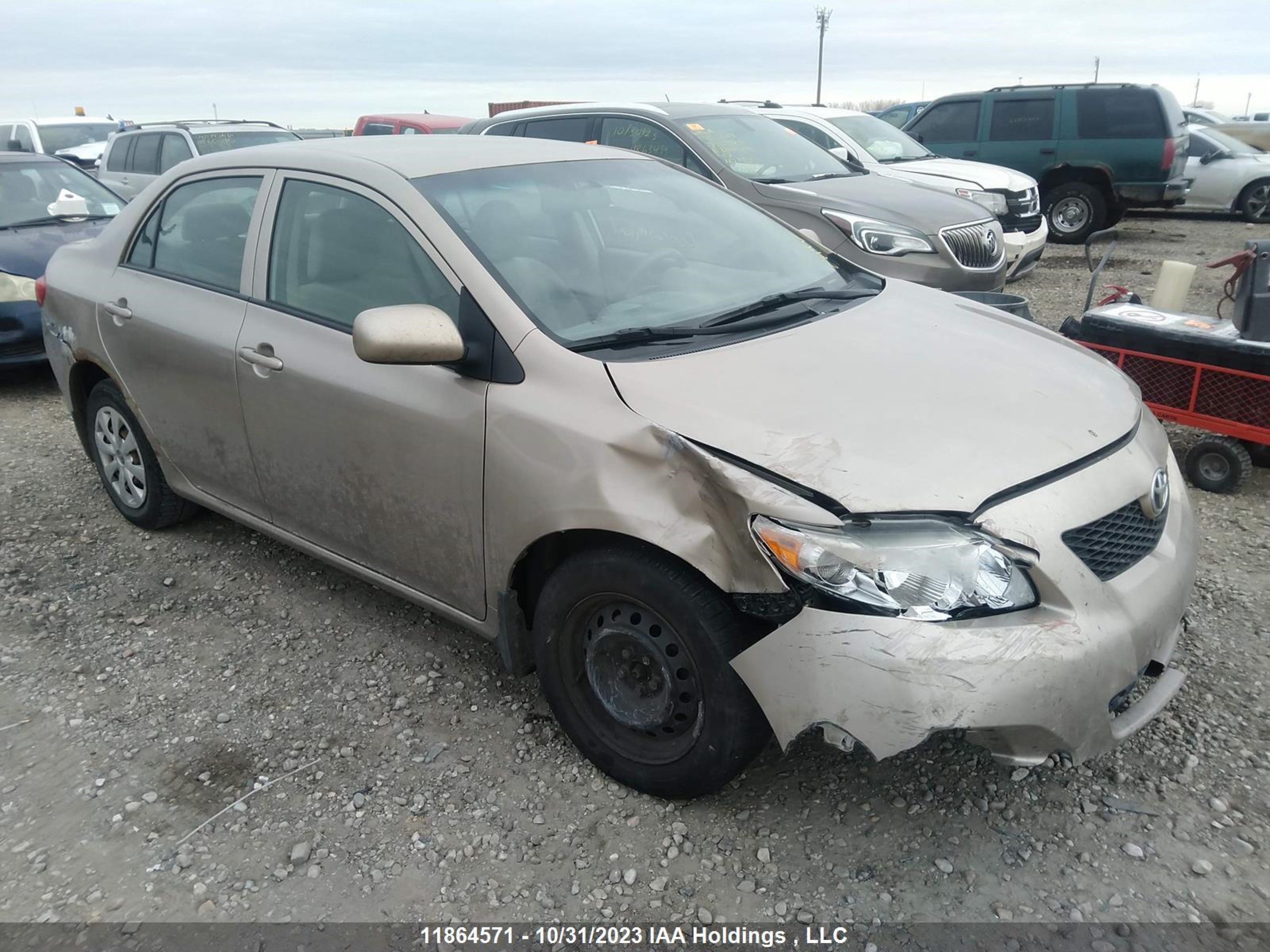 TOYOTA COROLLA 2009 2t1bu40e09c131416