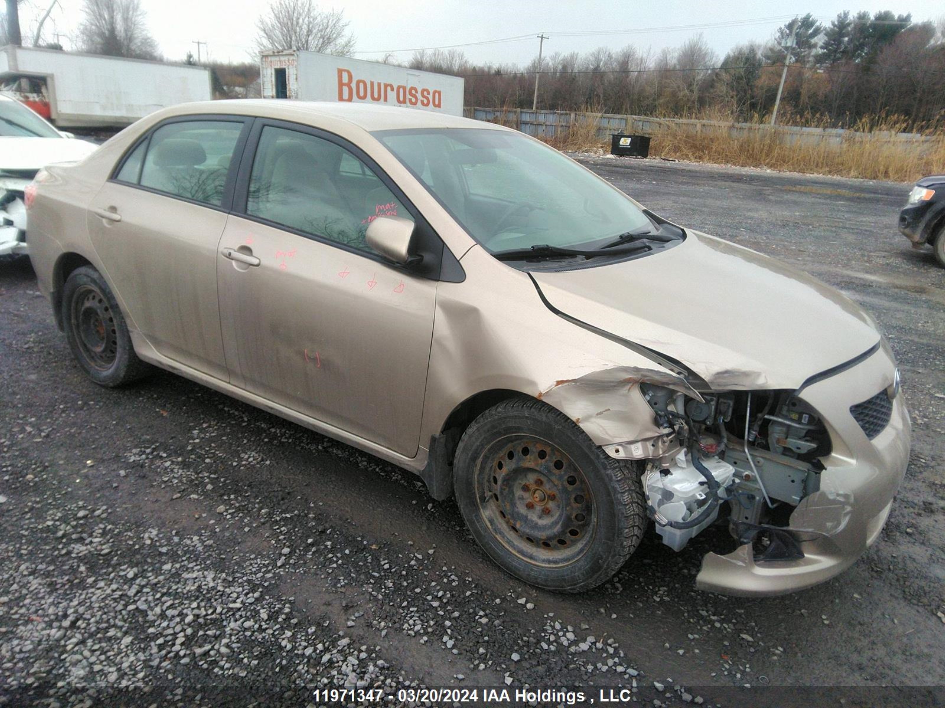 TOYOTA COROLLA 2009 2t1bu40e19c086468