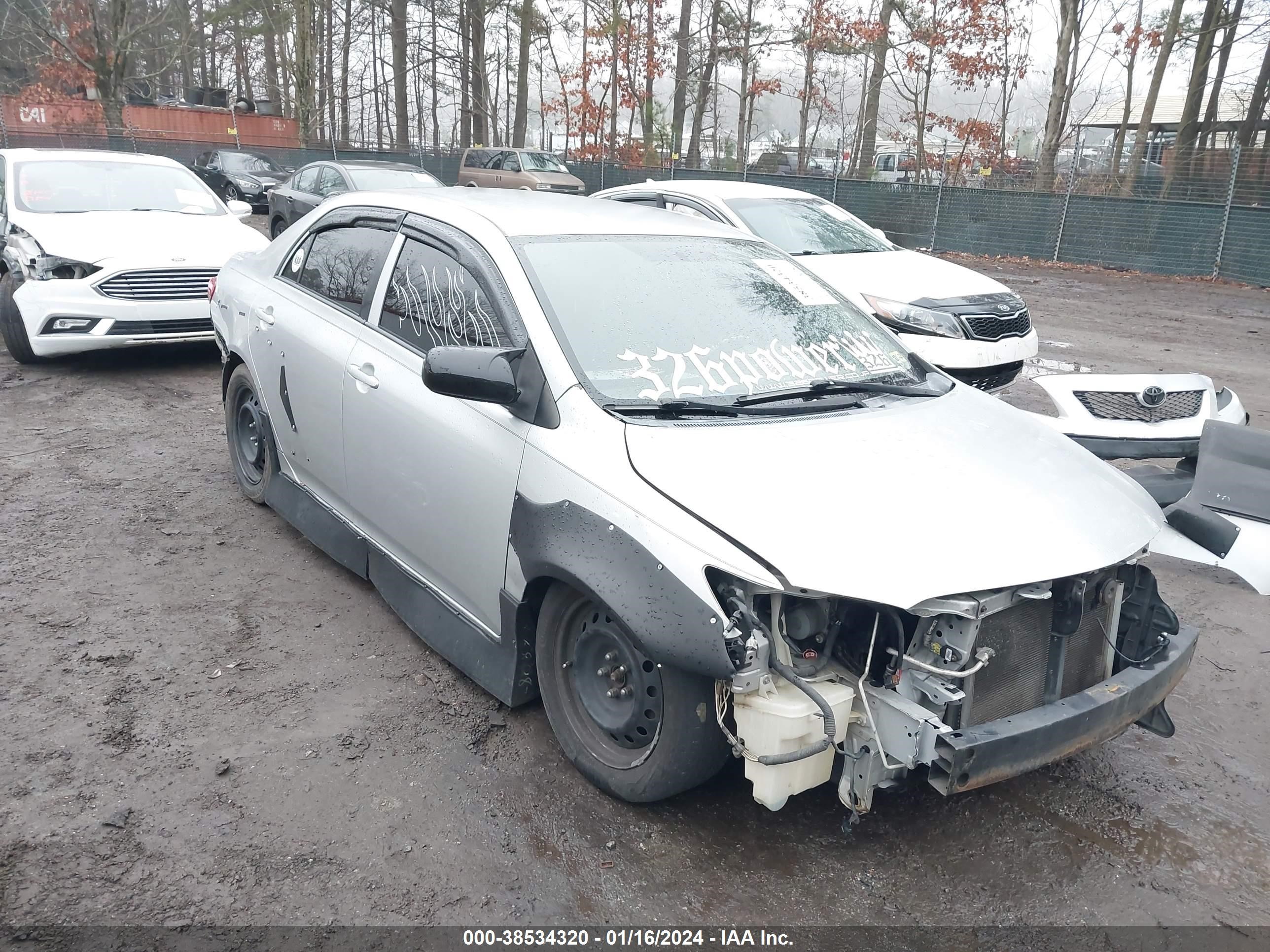 TOYOTA COROLLA 2009 2t1bu40e19c113927