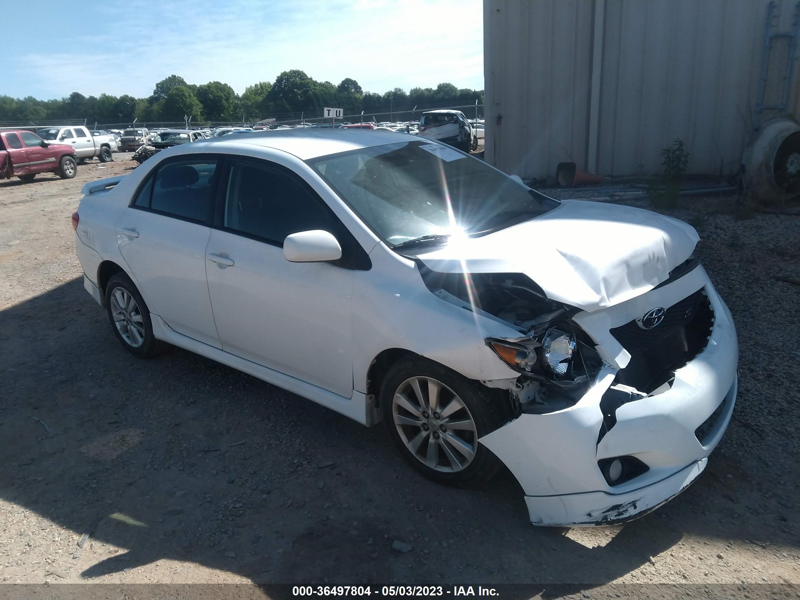 TOYOTA COROLLA 2009 2t1bu40e19c146944