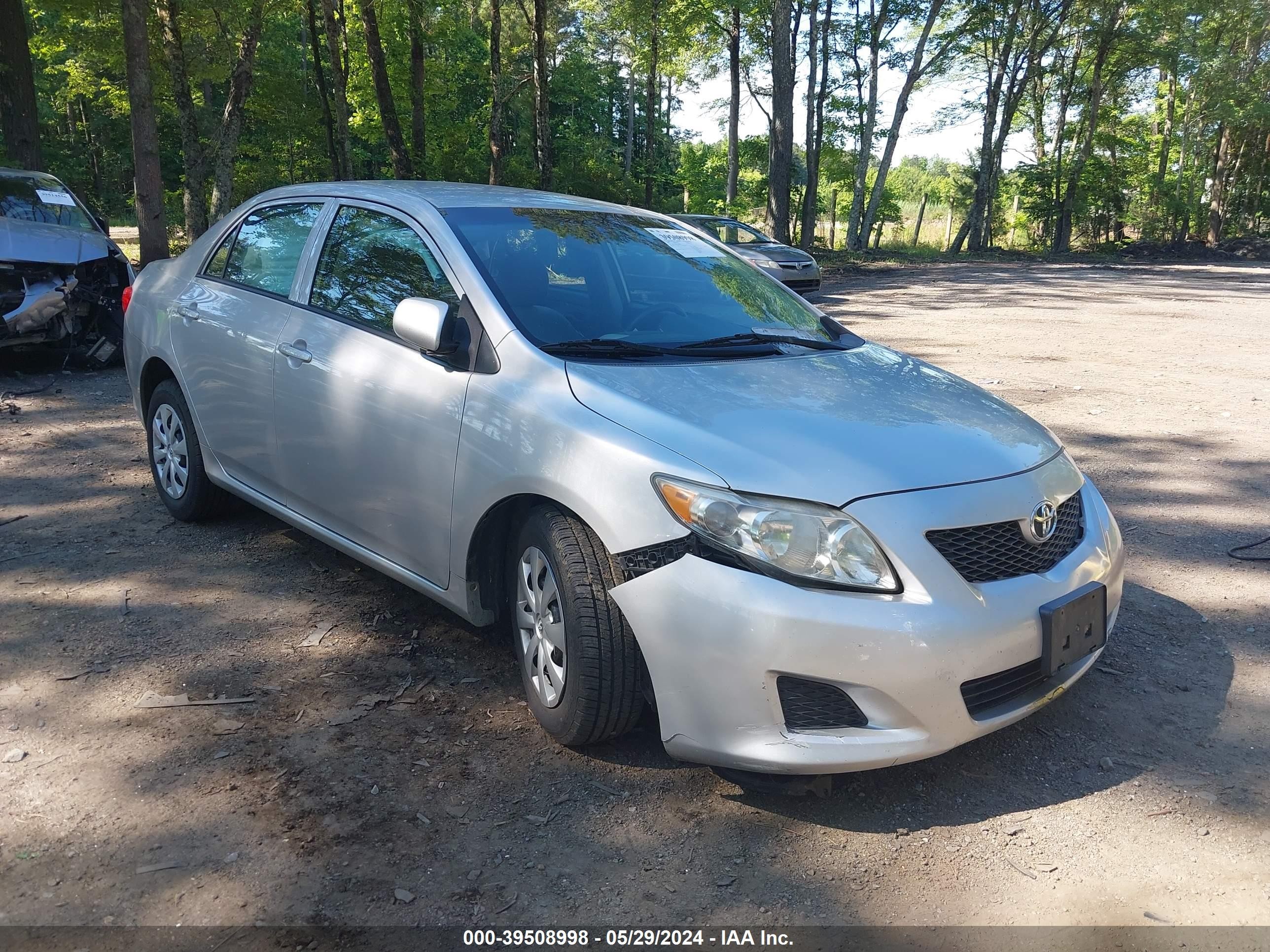 TOYOTA COROLLA 2009 2t1bu40e19c160391