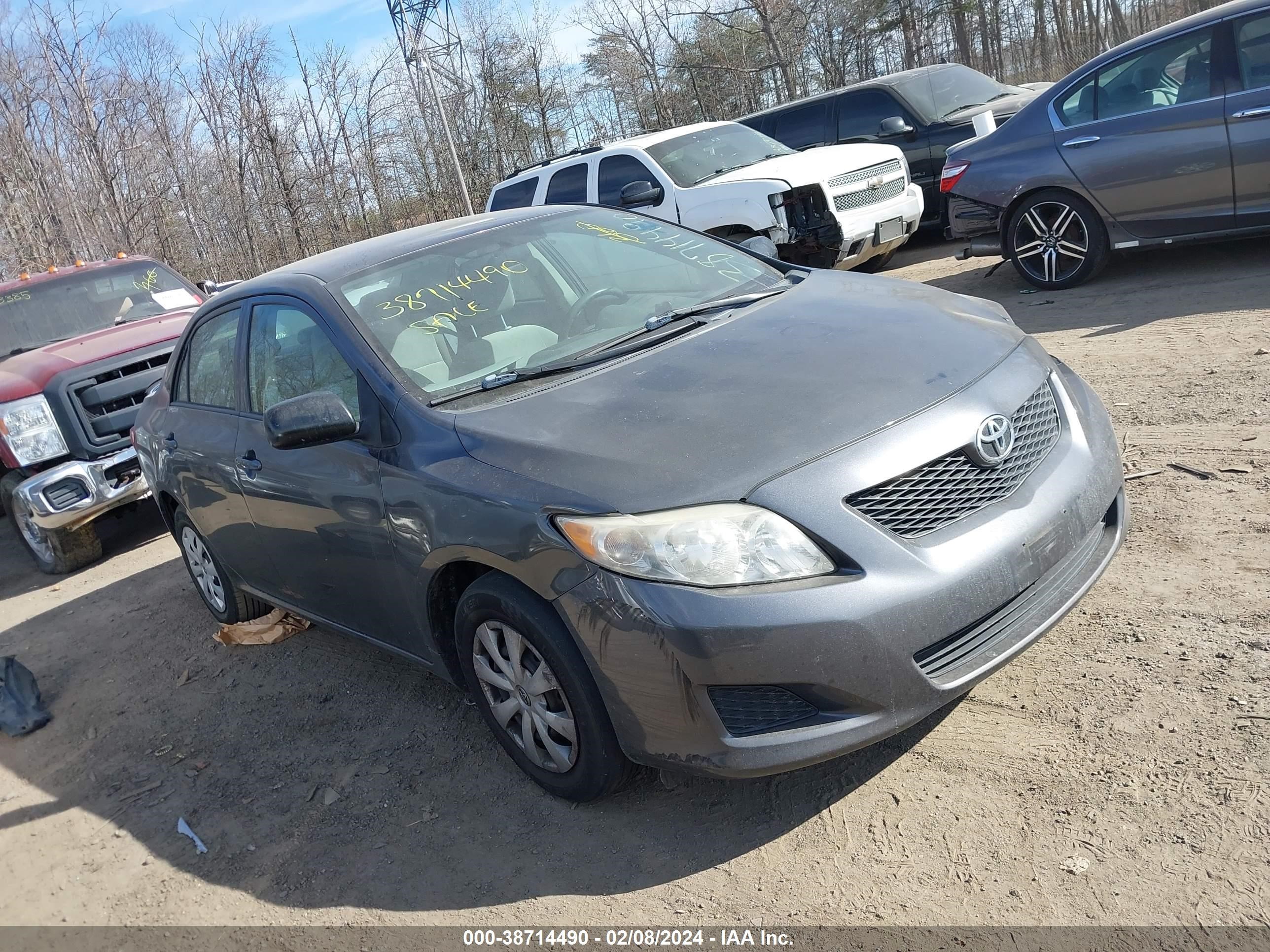 TOYOTA COROLLA 2009 2t1bu40e29c020849