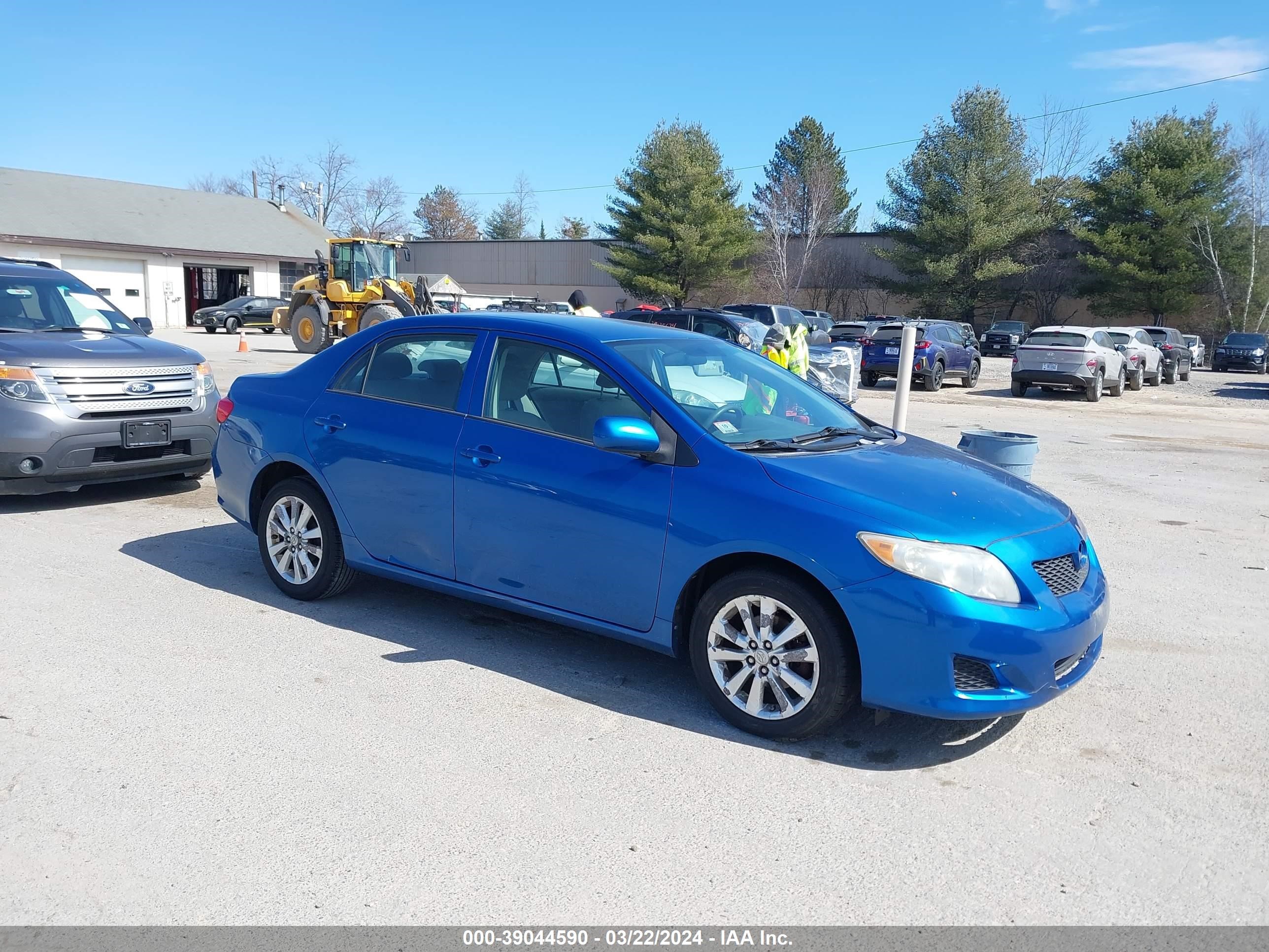 TOYOTA COROLLA 2009 2t1bu40e29c043077