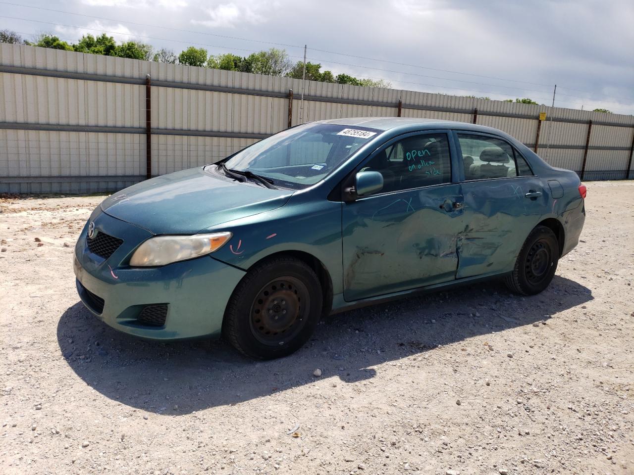 TOYOTA COROLLA 2009 2t1bu40e29c162053