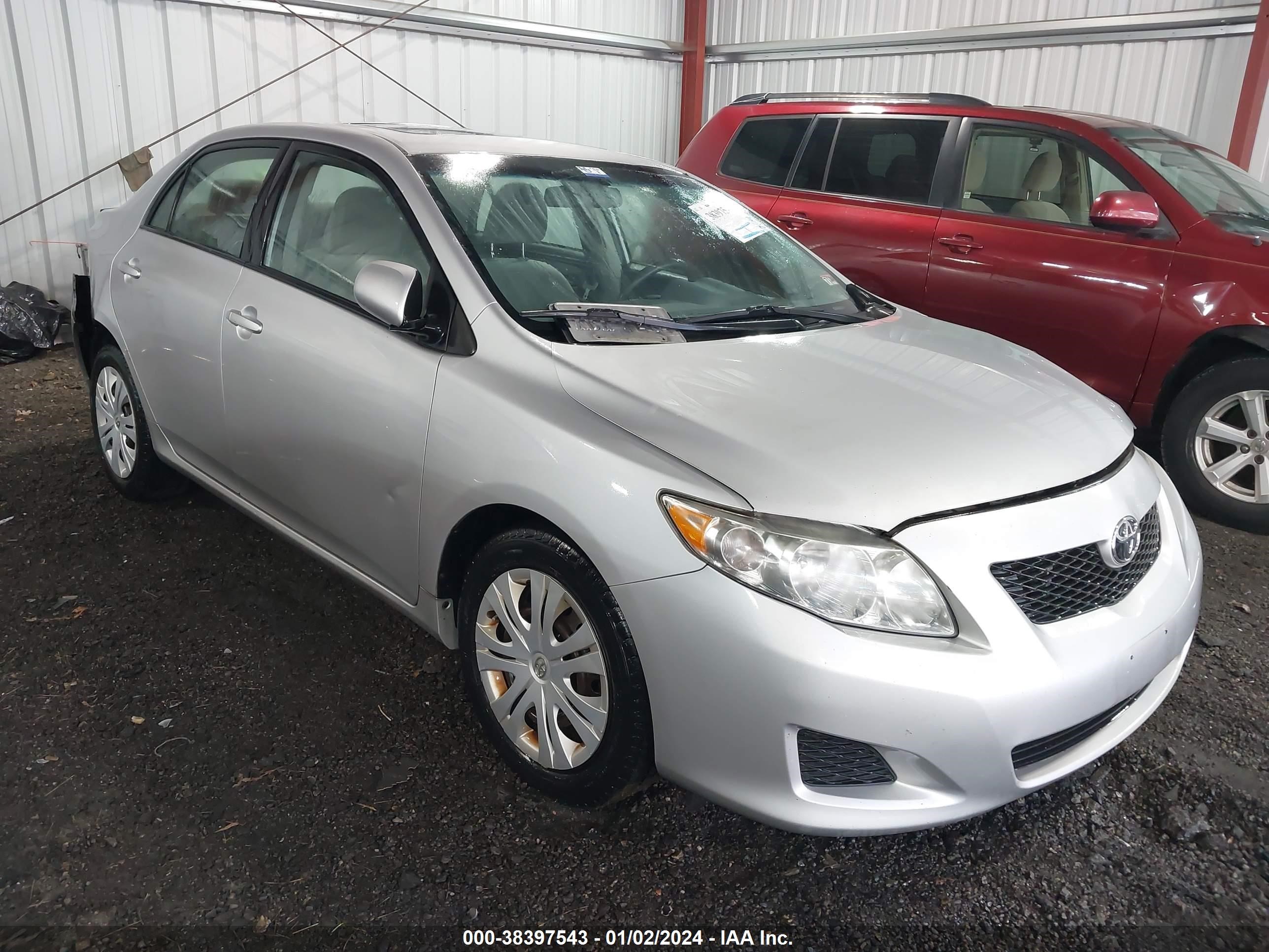 TOYOTA COROLLA 2009 2t1bu40e29c165518