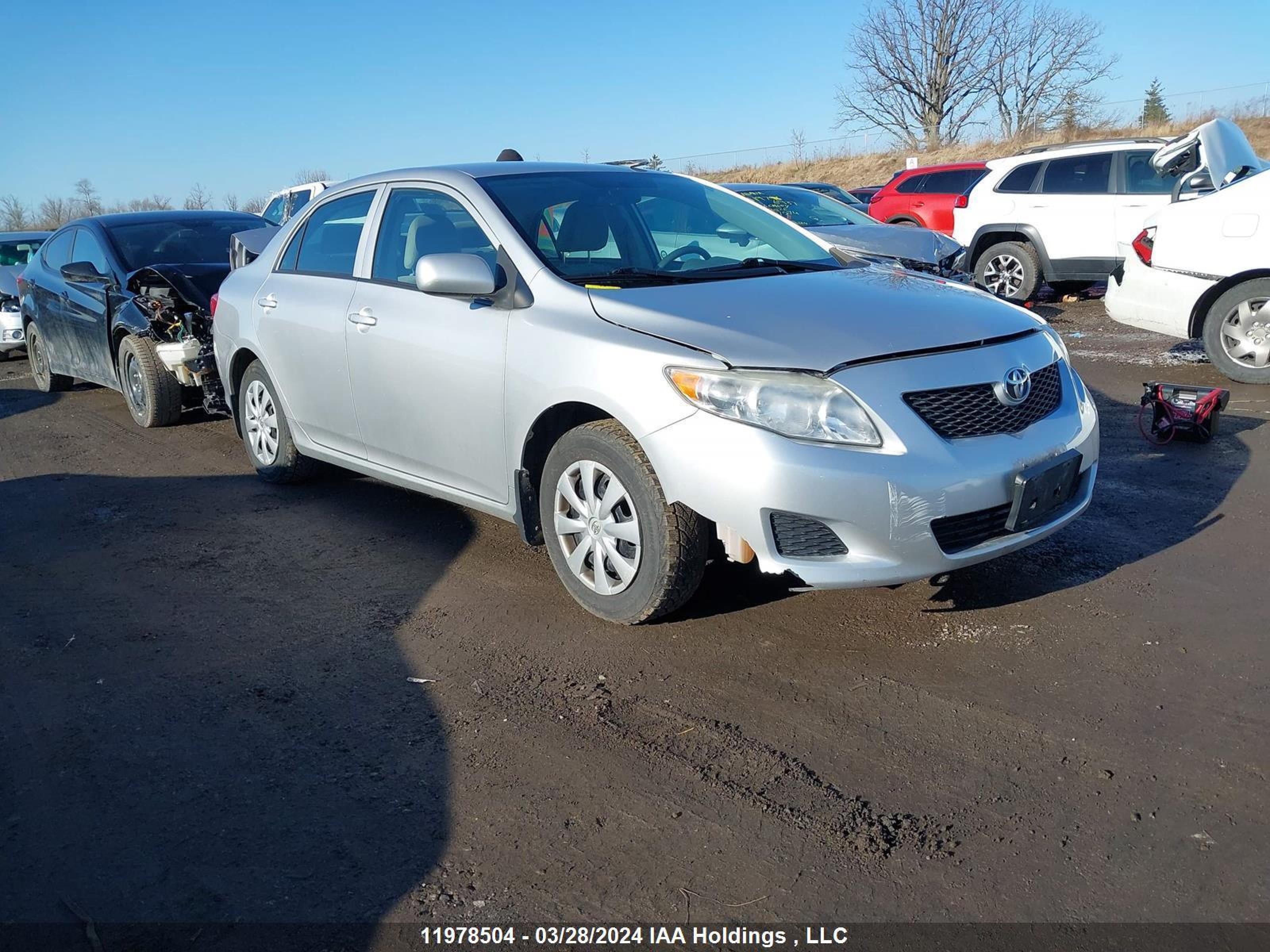 TOYOTA COROLLA 2009 2t1bu40e39c017667