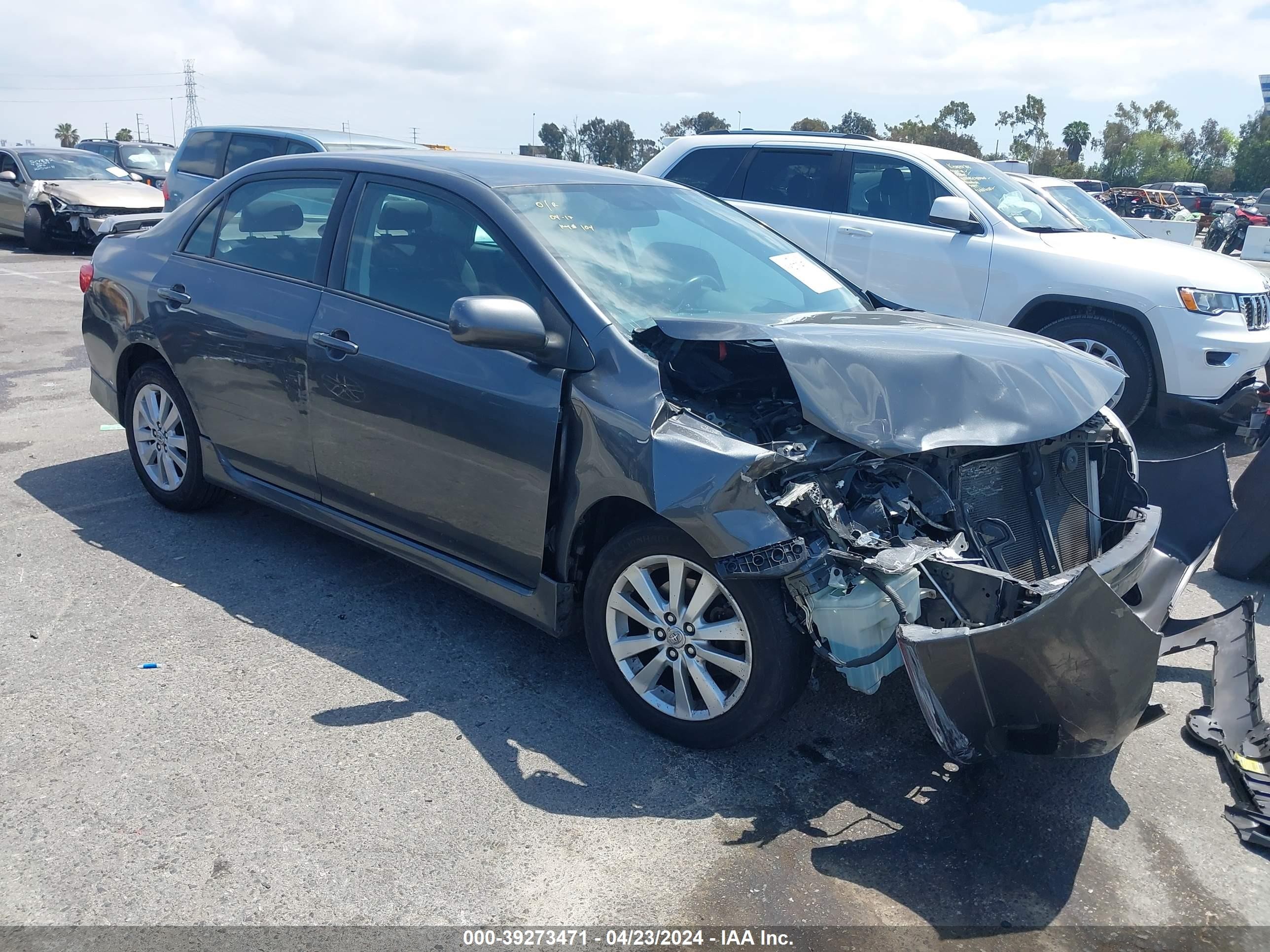 TOYOTA COROLLA 2009 2t1bu40e39c042018