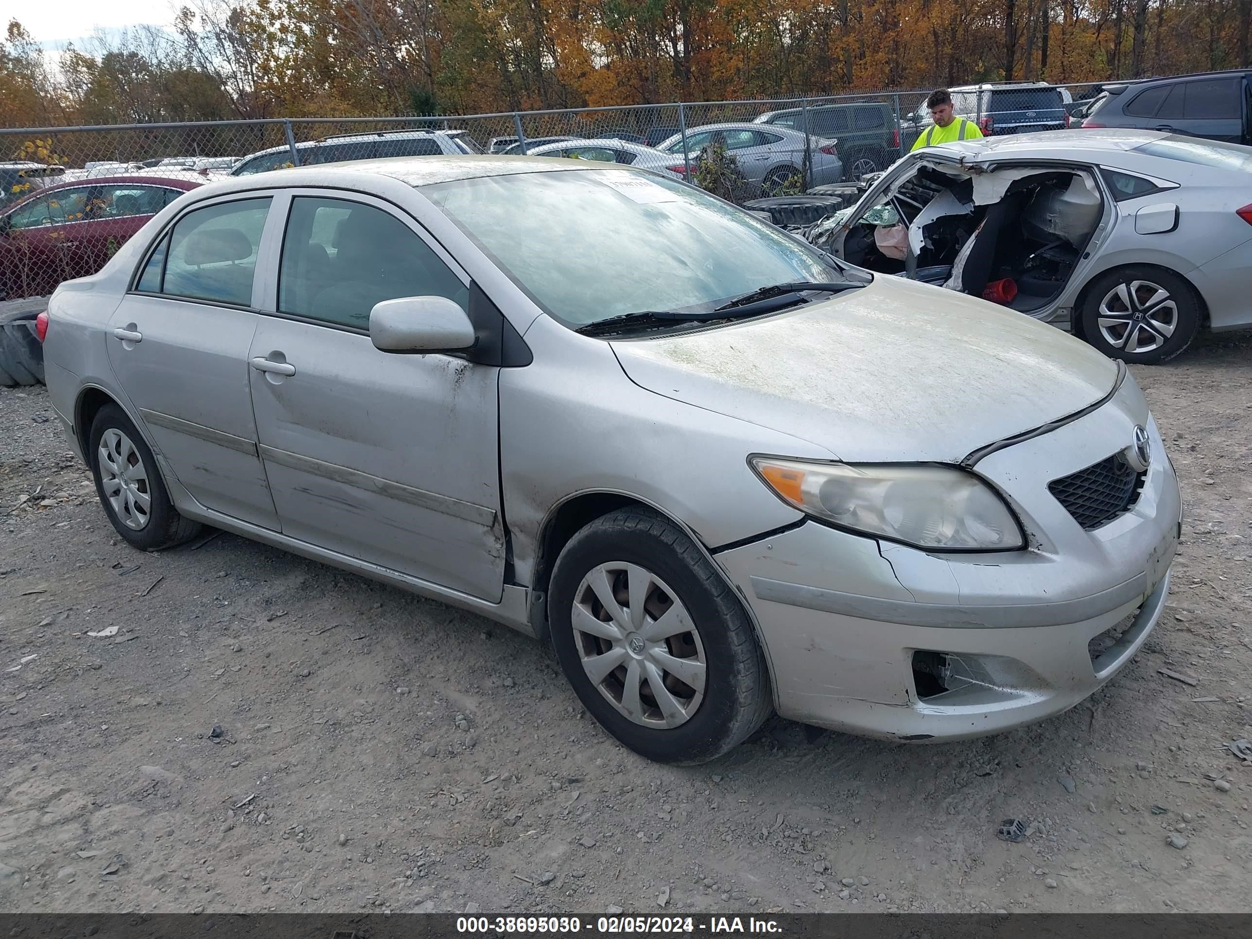 TOYOTA COROLLA 2009 2t1bu40e39c115503