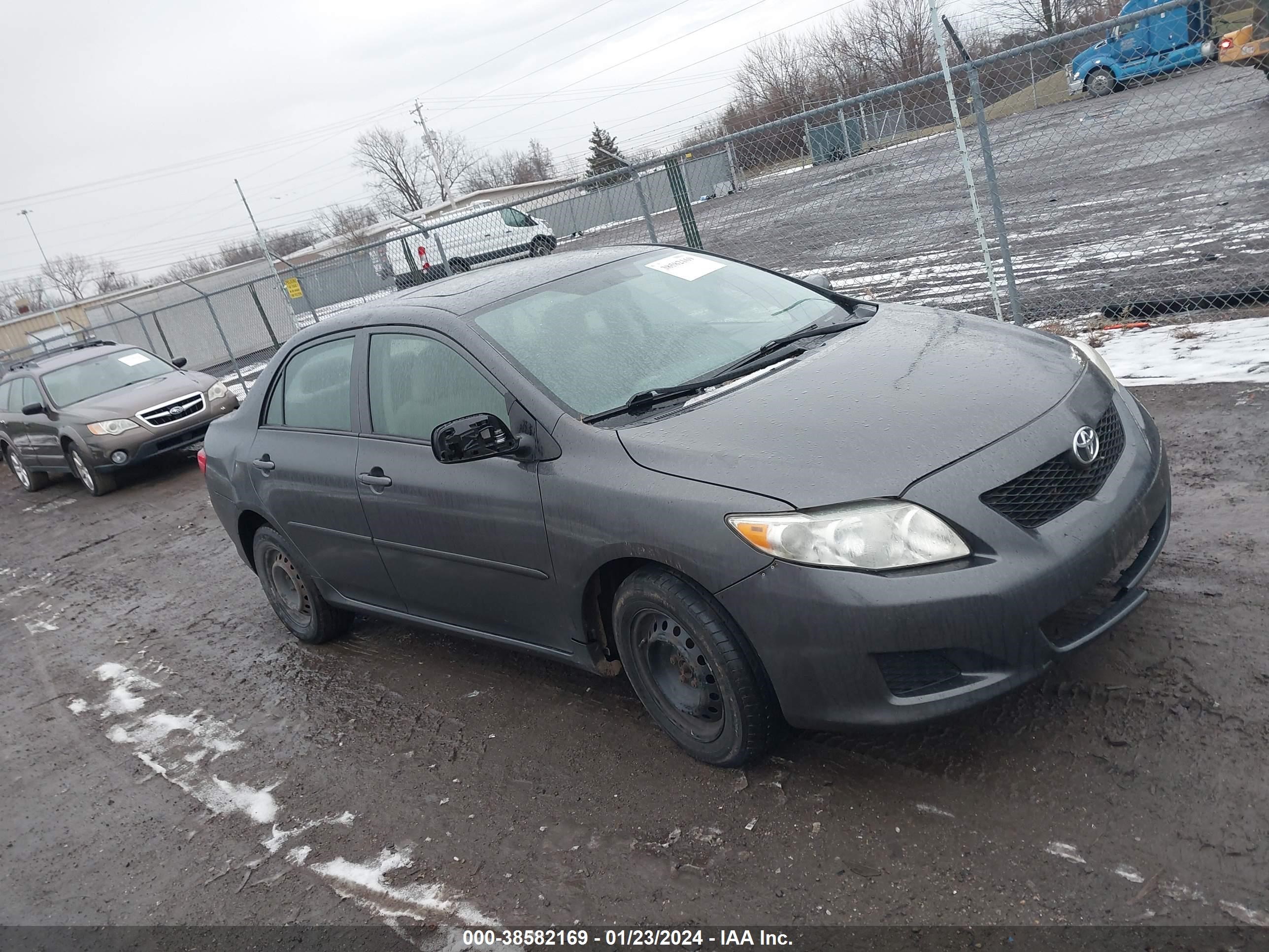 TOYOTA COROLLA 2009 2t1bu40e39c126596