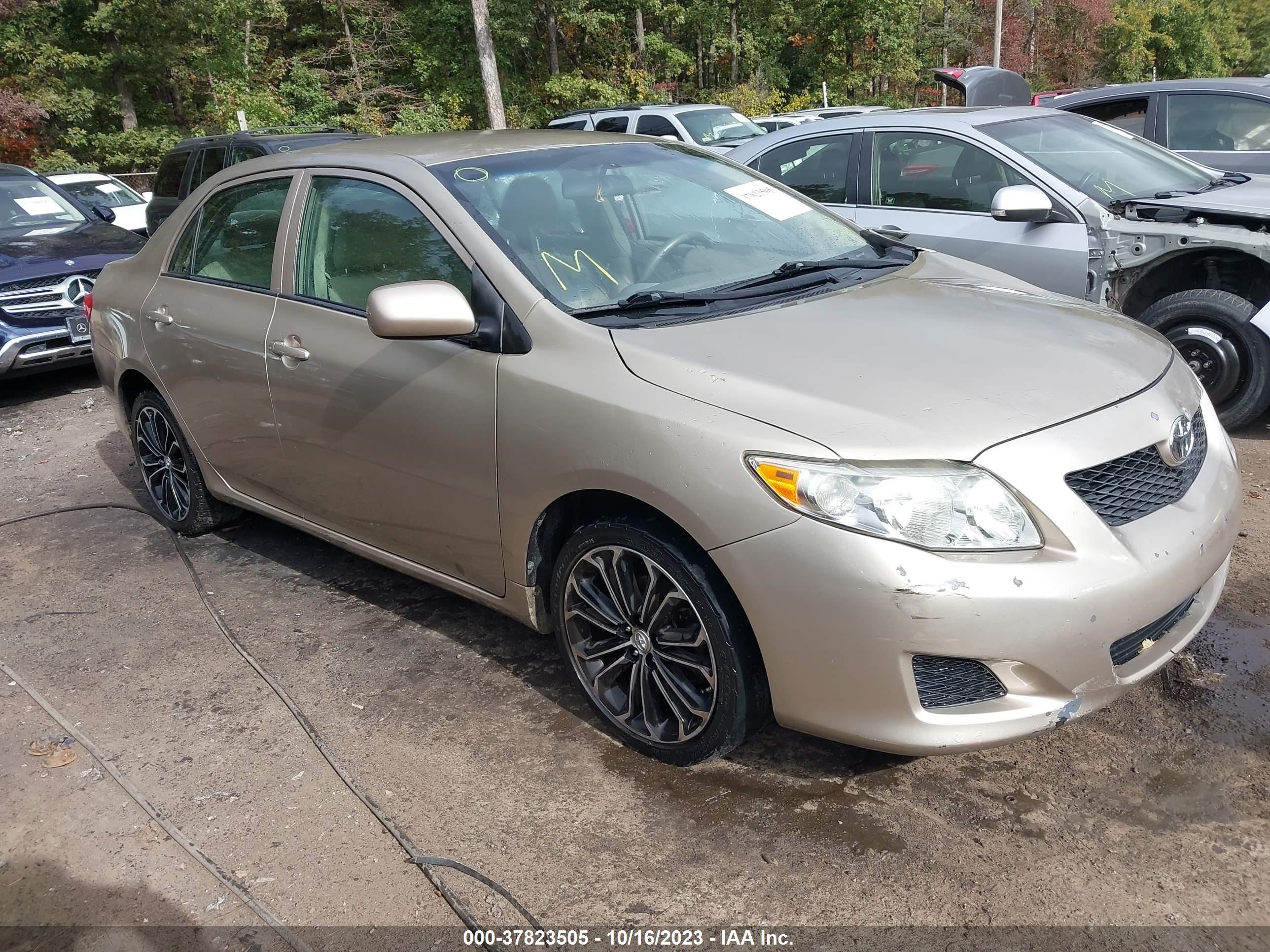 TOYOTA COROLLA 2009 2t1bu40e39c153863