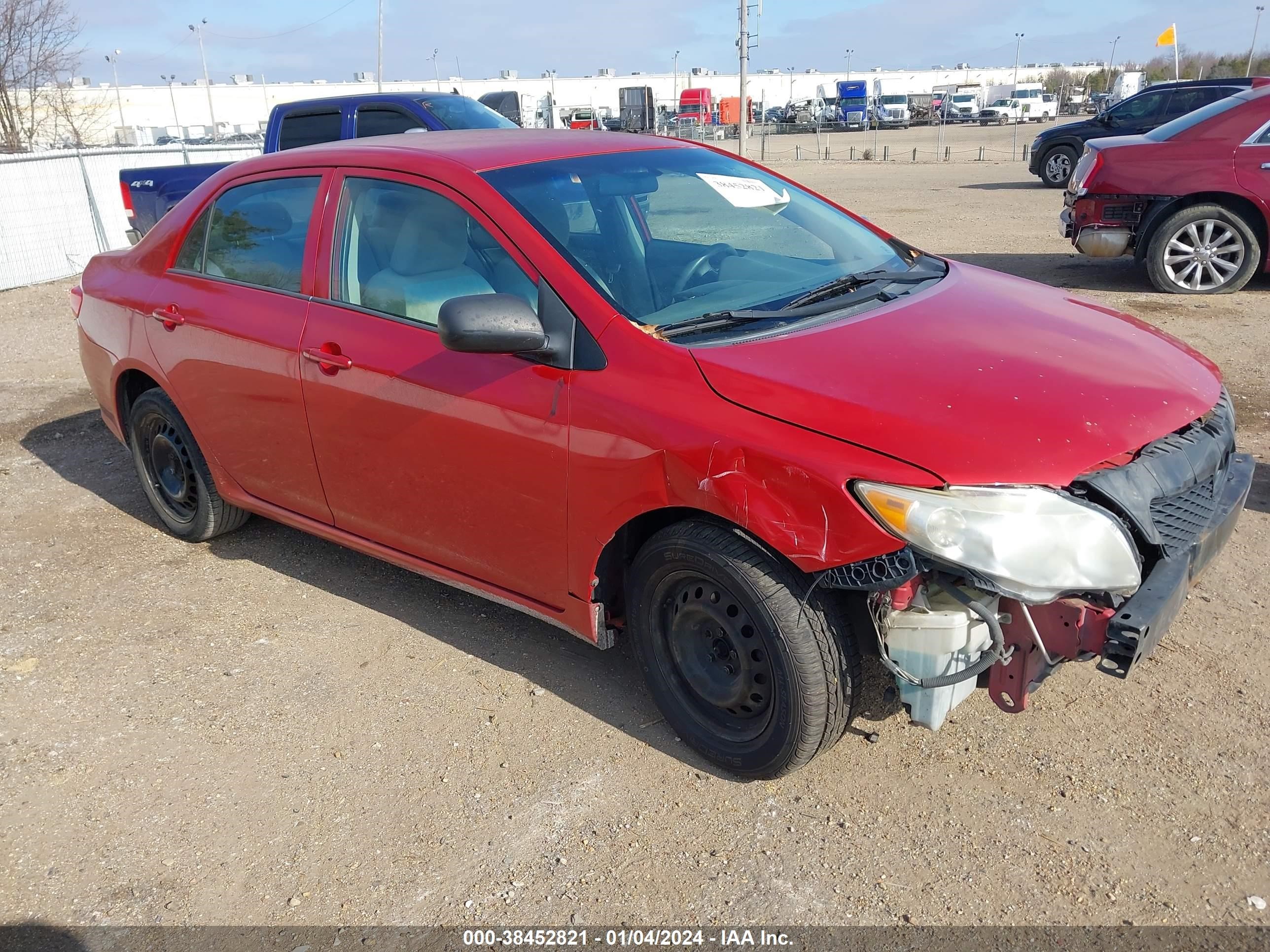 TOYOTA COROLLA 2009 2t1bu40e39c184188