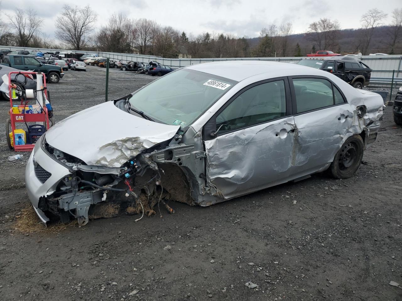 TOYOTA COROLLA 2009 2t1bu40e49c018455