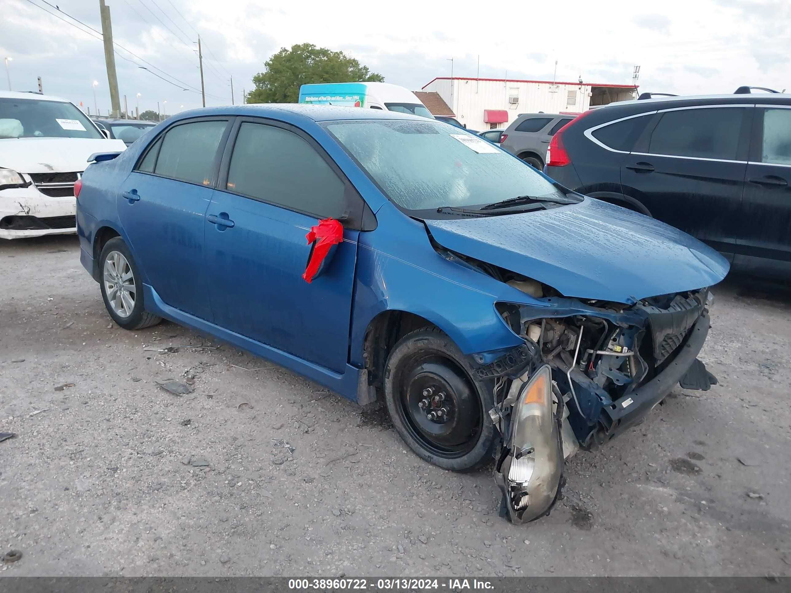 TOYOTA COROLLA 2009 2t1bu40e49c156268