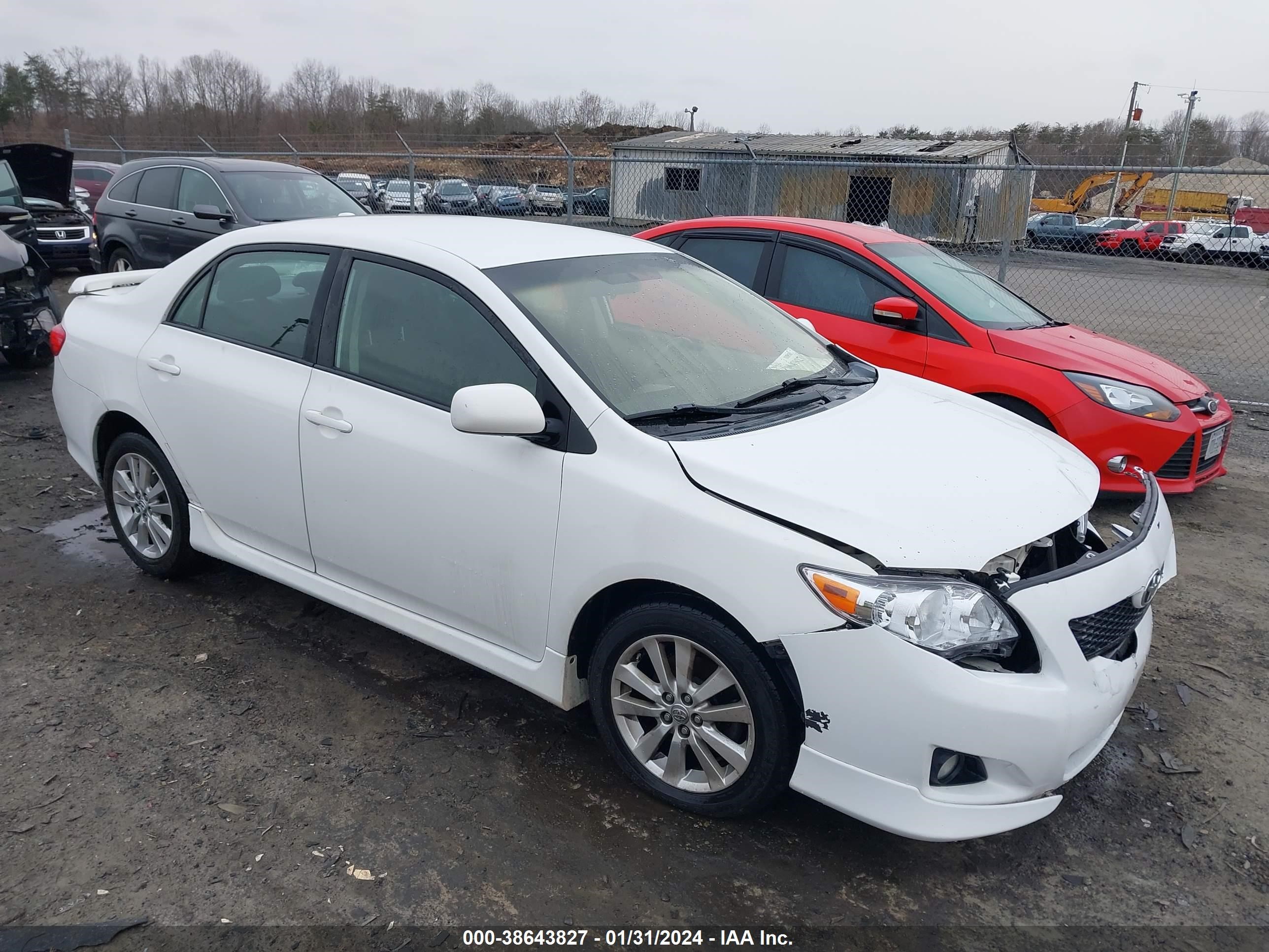 TOYOTA COROLLA 2009 2t1bu40e49c158716