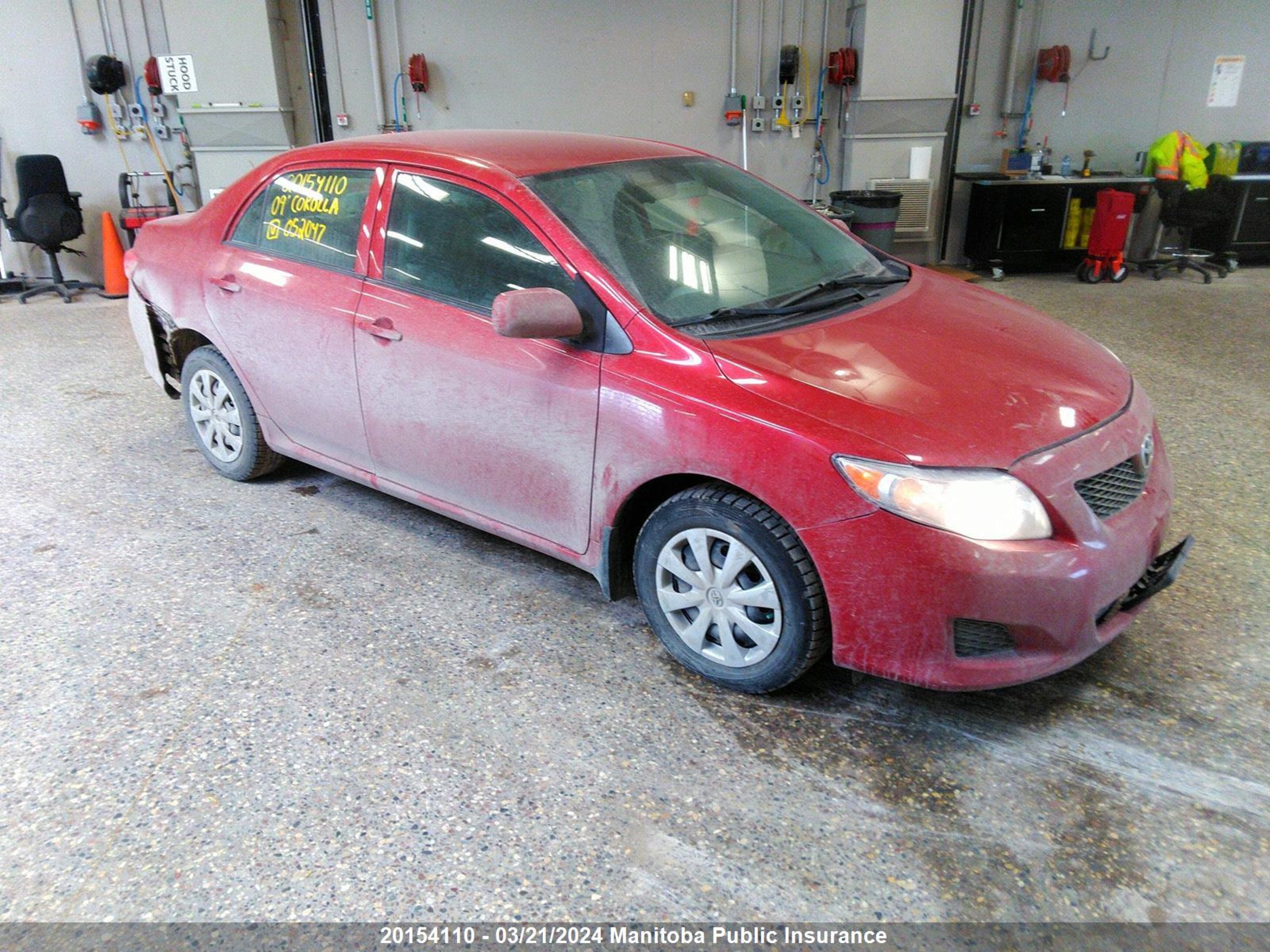 TOYOTA COROLLA 2009 2t1bu40e59c052047