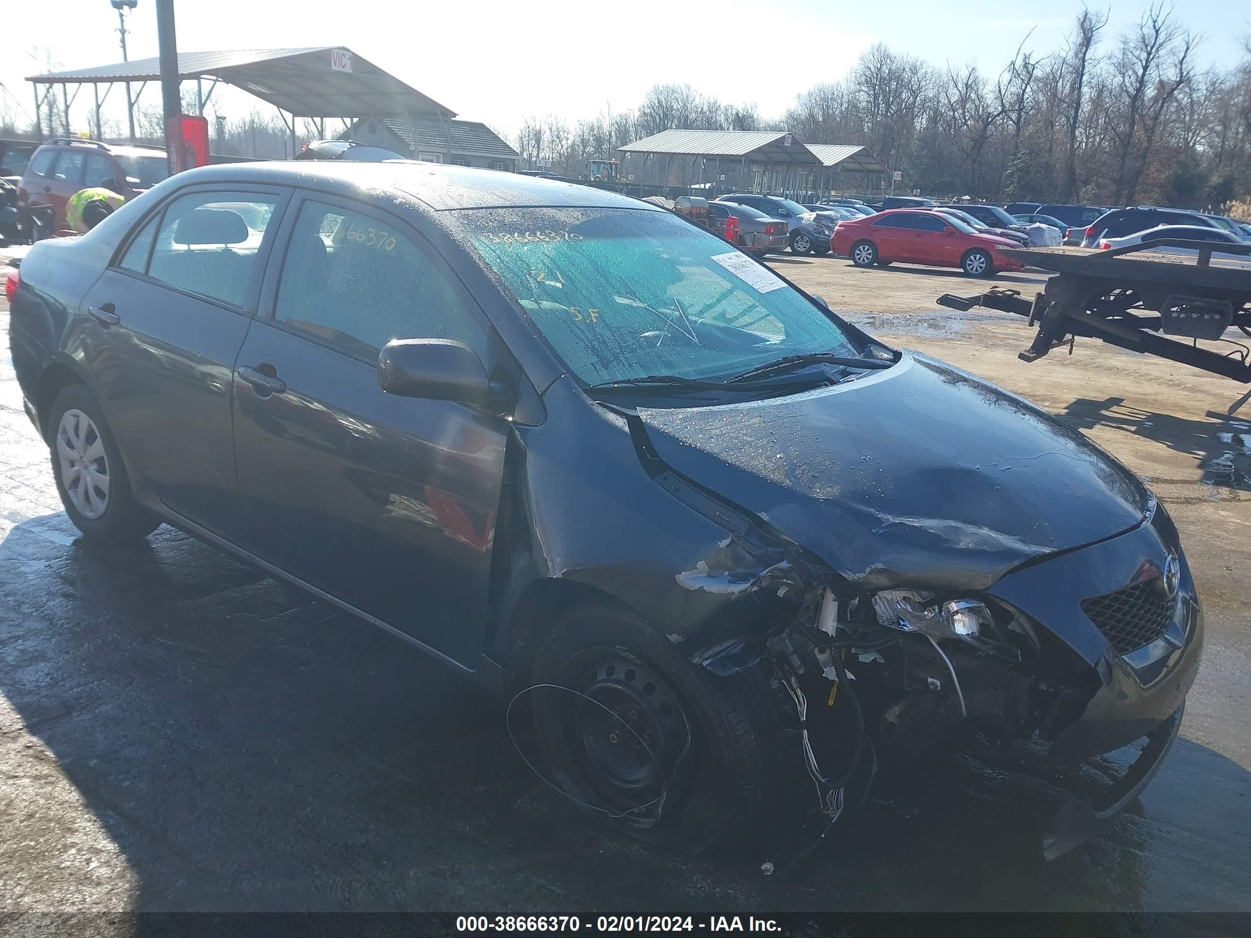 TOYOTA COROLLA 2009 2t1bu40e59c122338