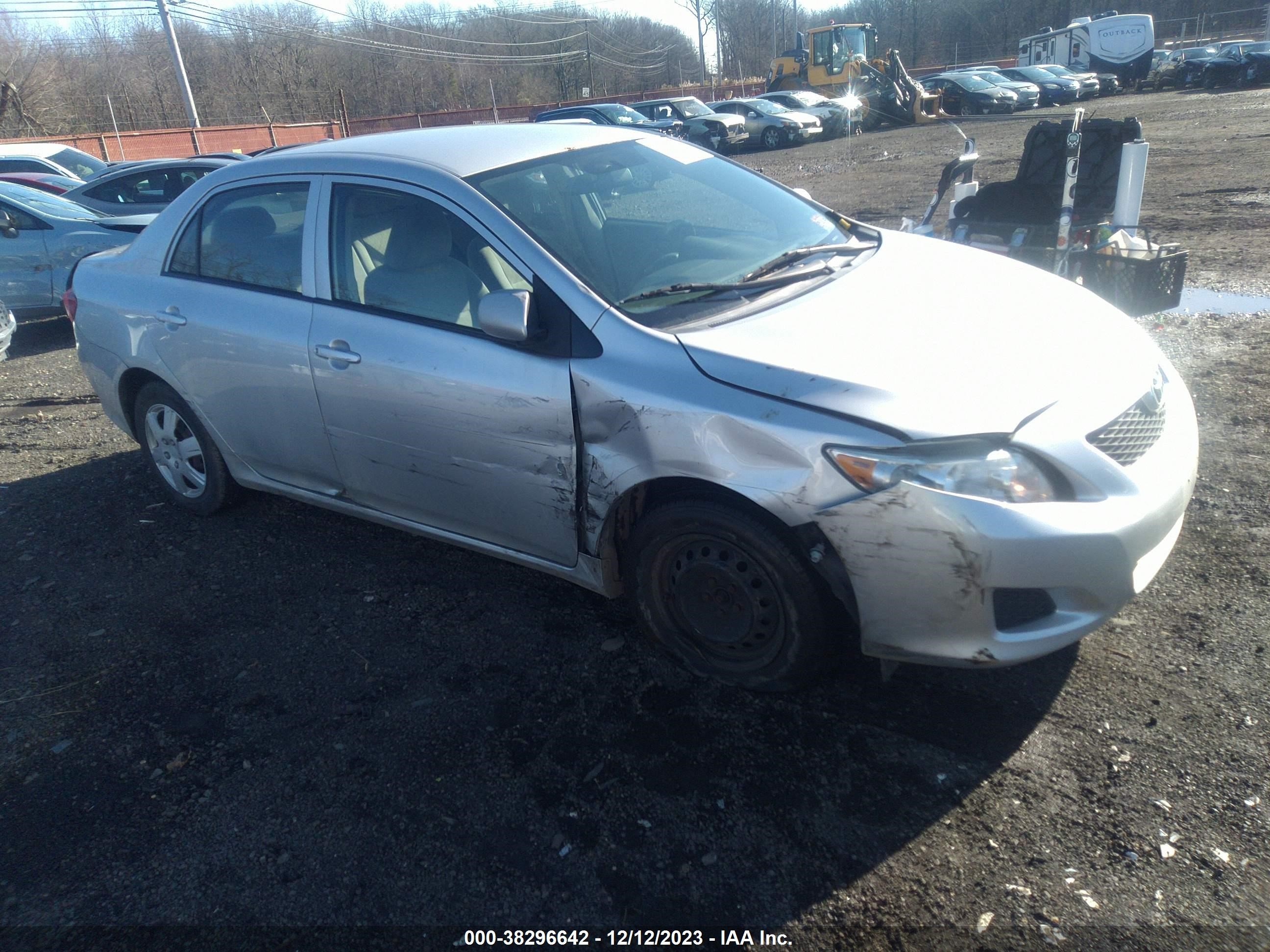 TOYOTA COROLLA 2009 2t1bu40e59c134330