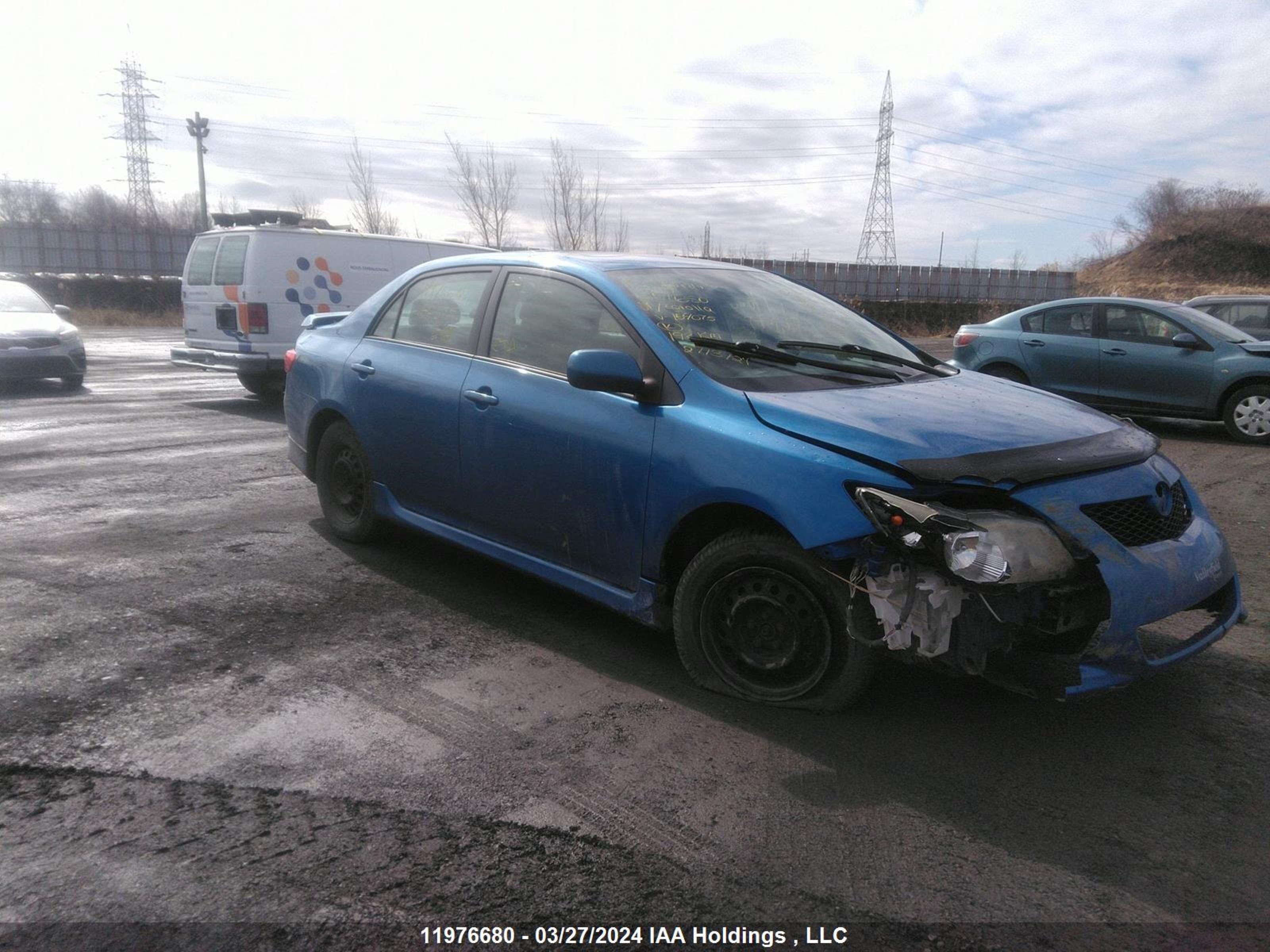 TOYOTA COROLLA 2009 2t1bu40e59c154075