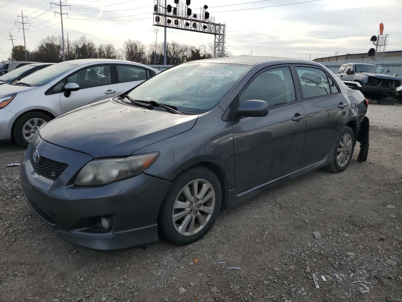 TOYOTA COROLLA 2009 2t1bu40e59c176464