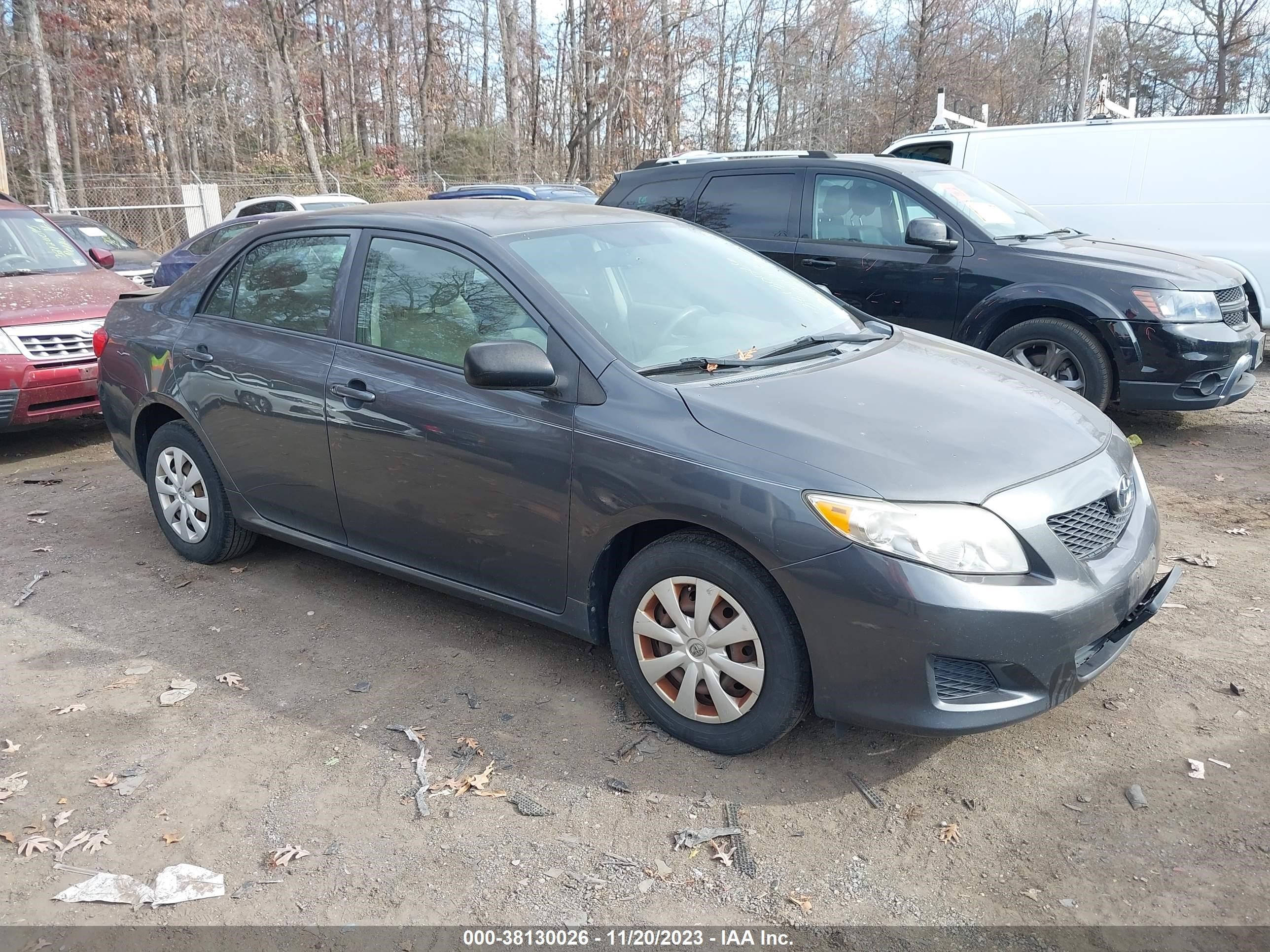 TOYOTA COROLLA 2009 2t1bu40e69c027478