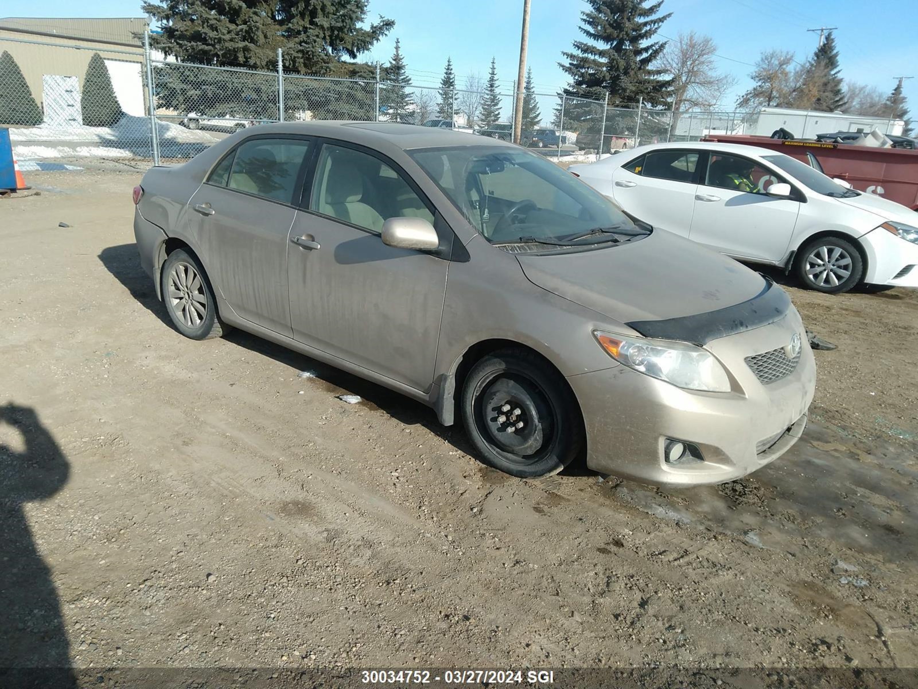 TOYOTA COROLLA 2009 2t1bu40e69c075479