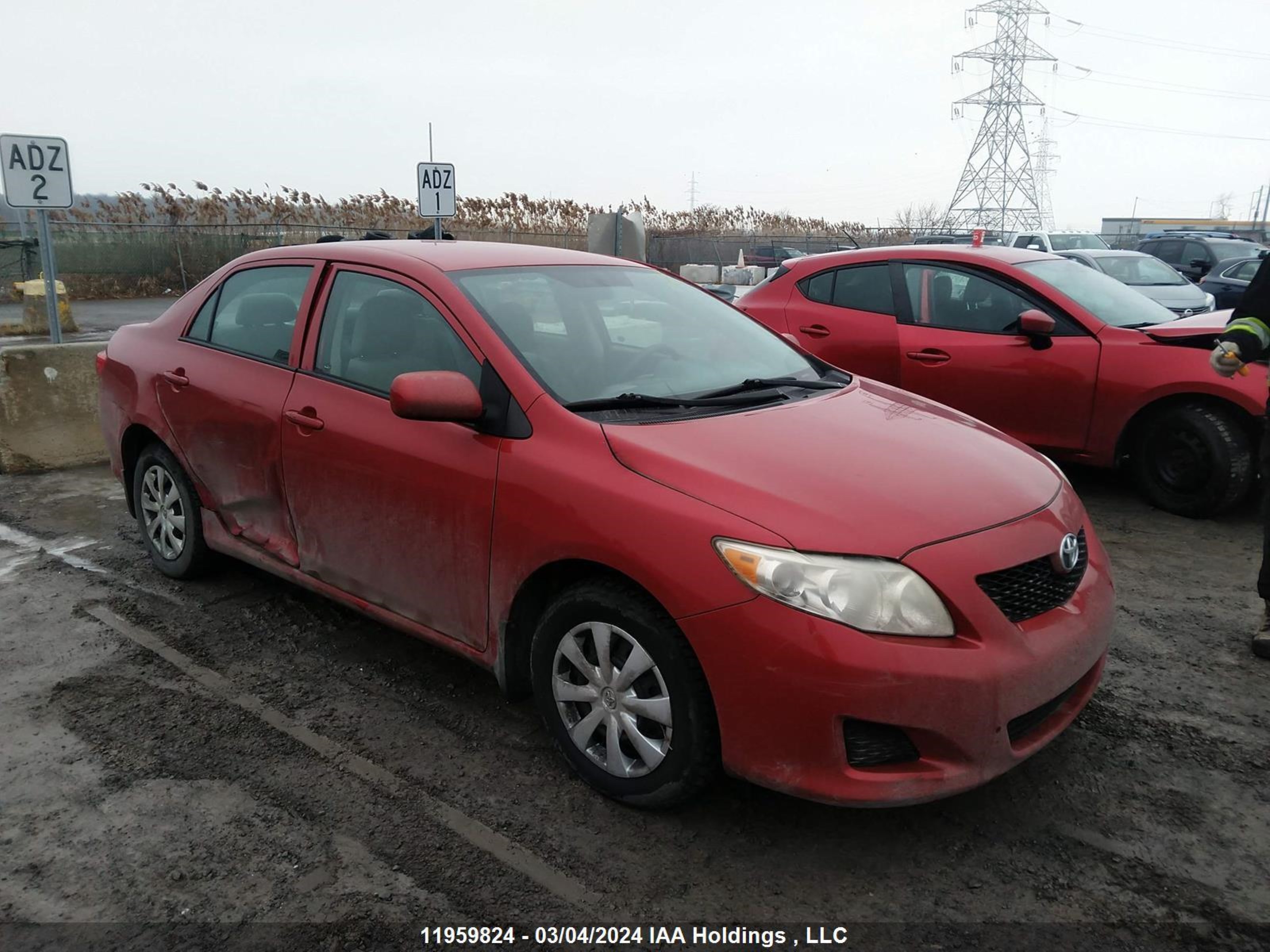 TOYOTA COROLLA 2009 2t1bu40e69c190101