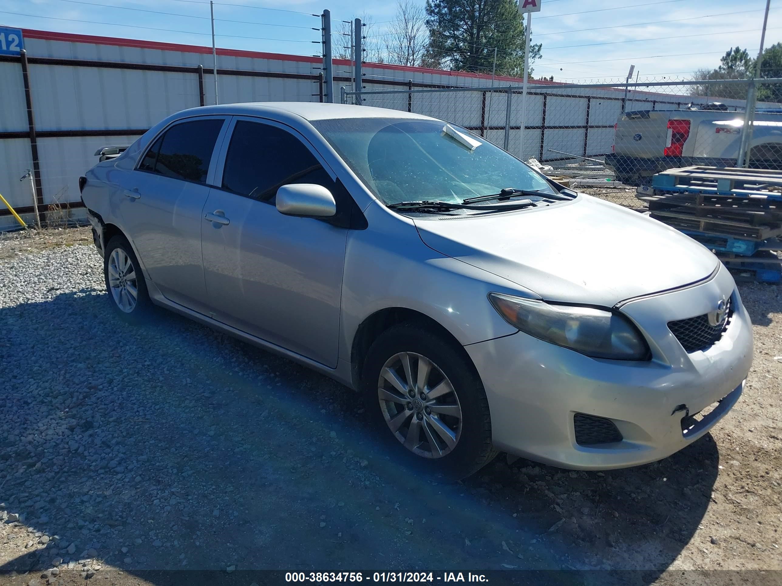 TOYOTA COROLLA 2009 2t1bu40e79c014951