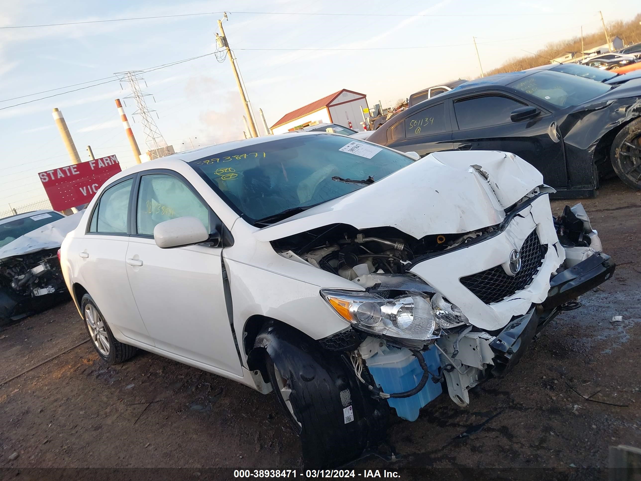 TOYOTA COROLLA 2009 2t1bu40e79c017977