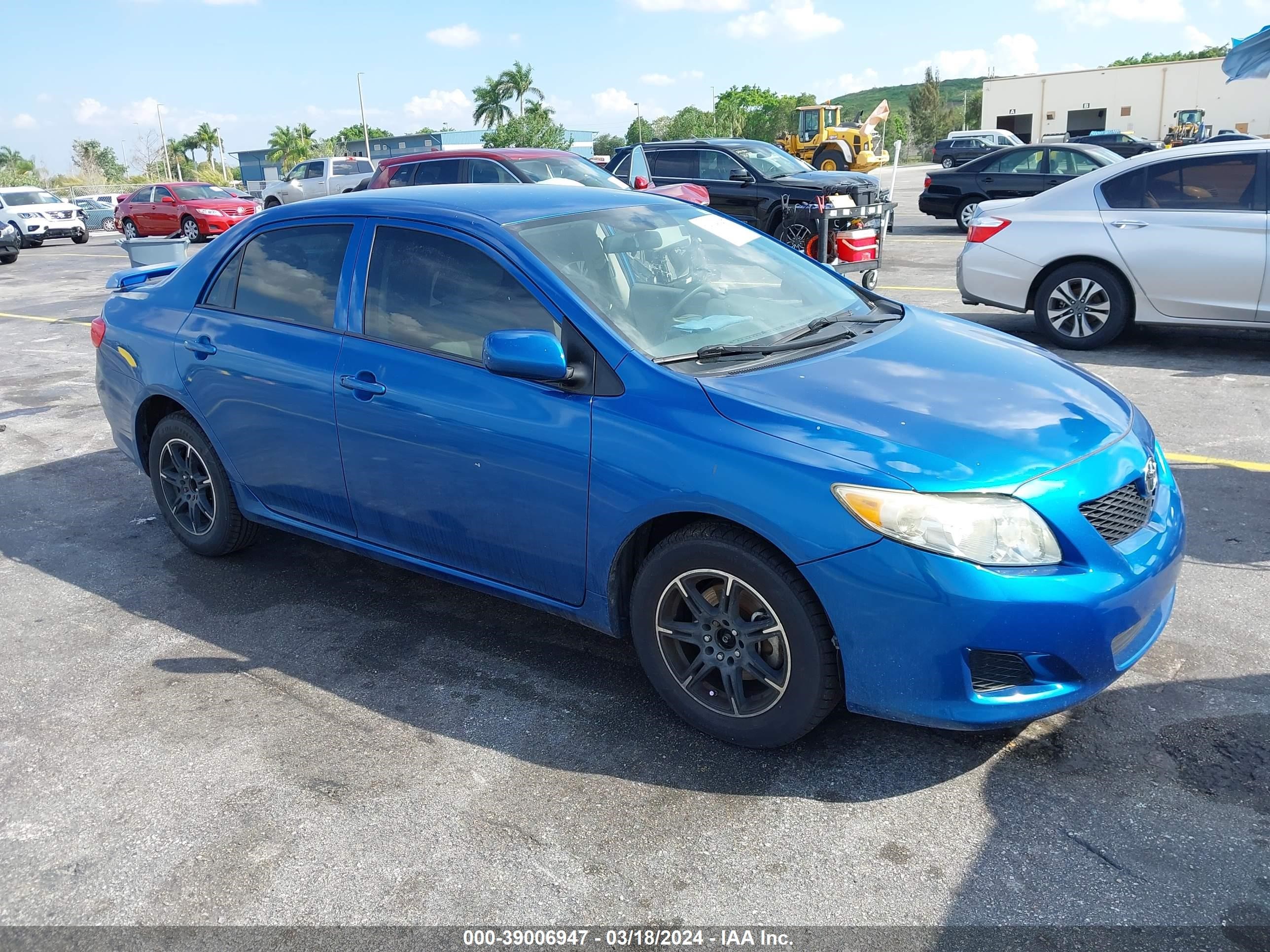 TOYOTA COROLLA 2009 2t1bu40e79c114855