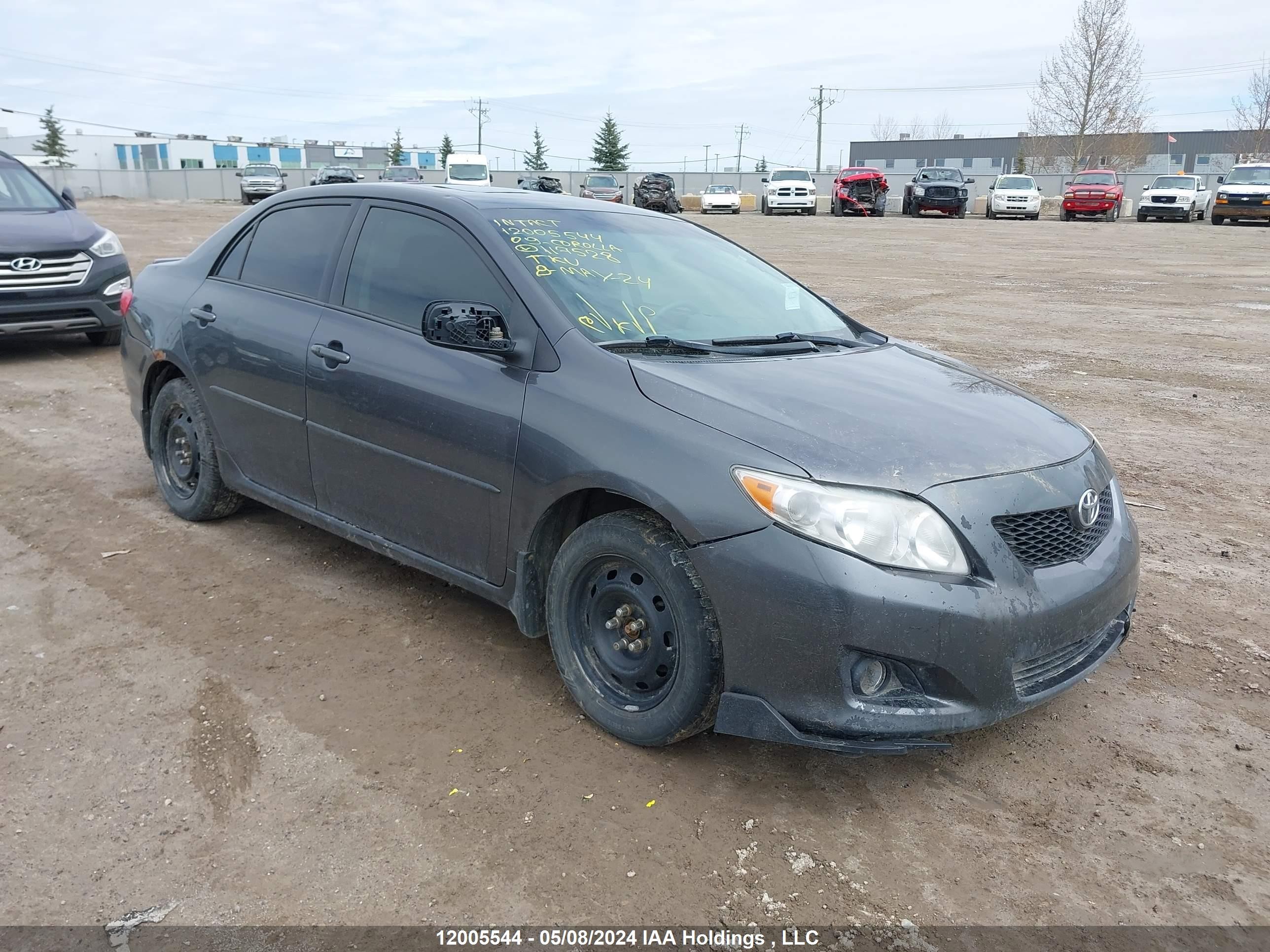 TOYOTA COROLLA 2009 2t1bu40e79c117528