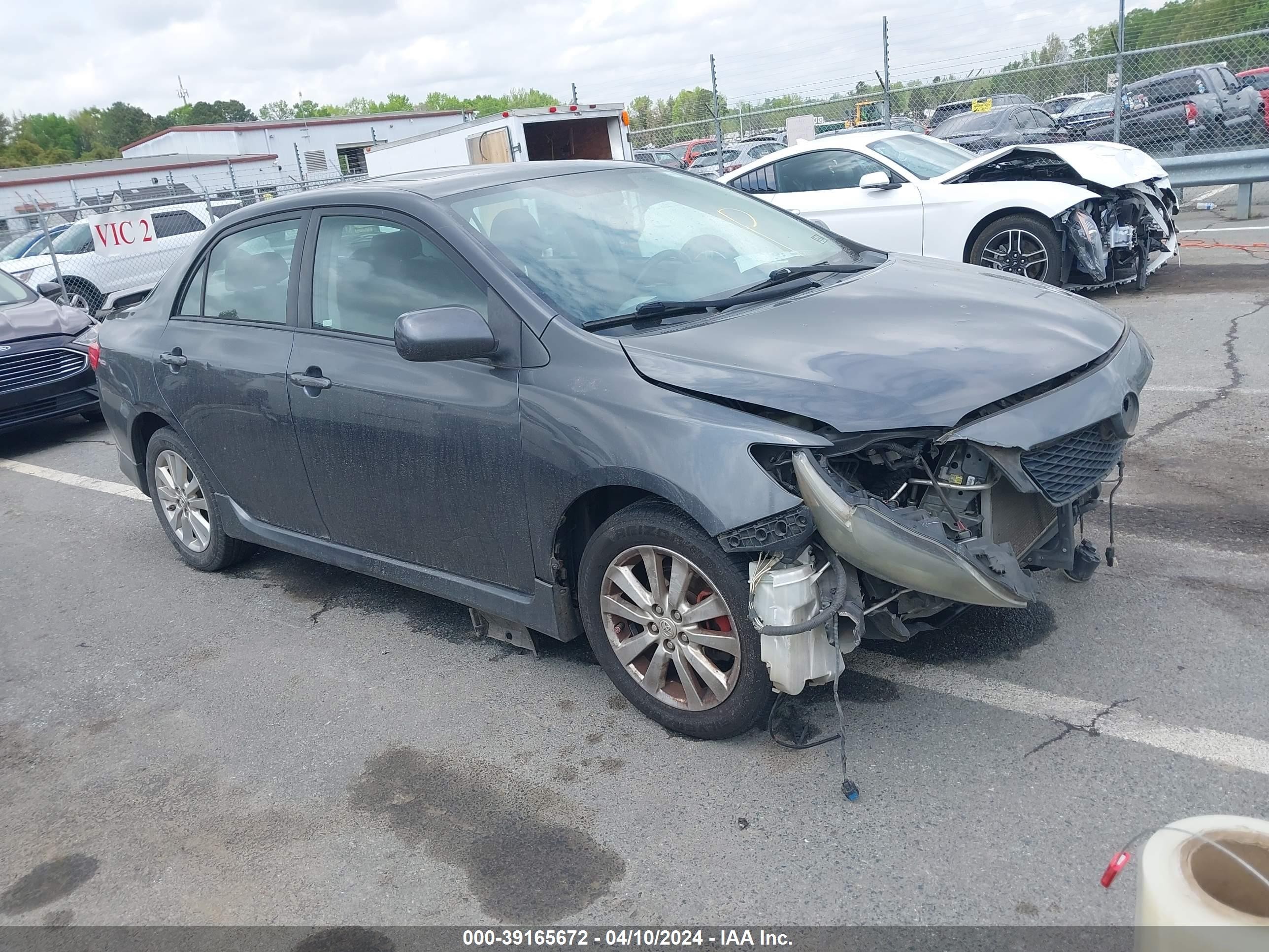 TOYOTA COROLLA 2009 2t1bu40e79c126407