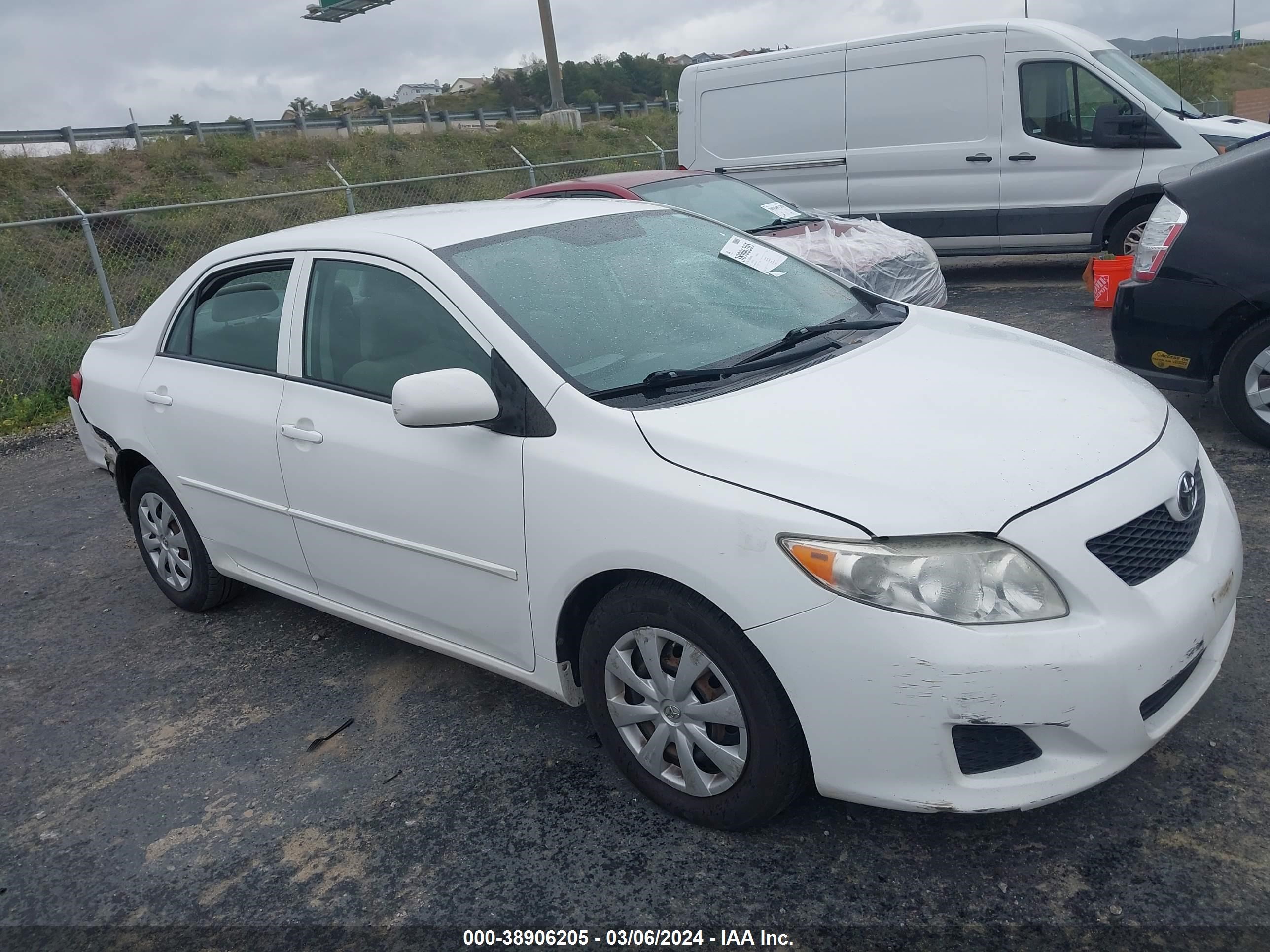 TOYOTA COROLLA 2009 2t1bu40e79c142476