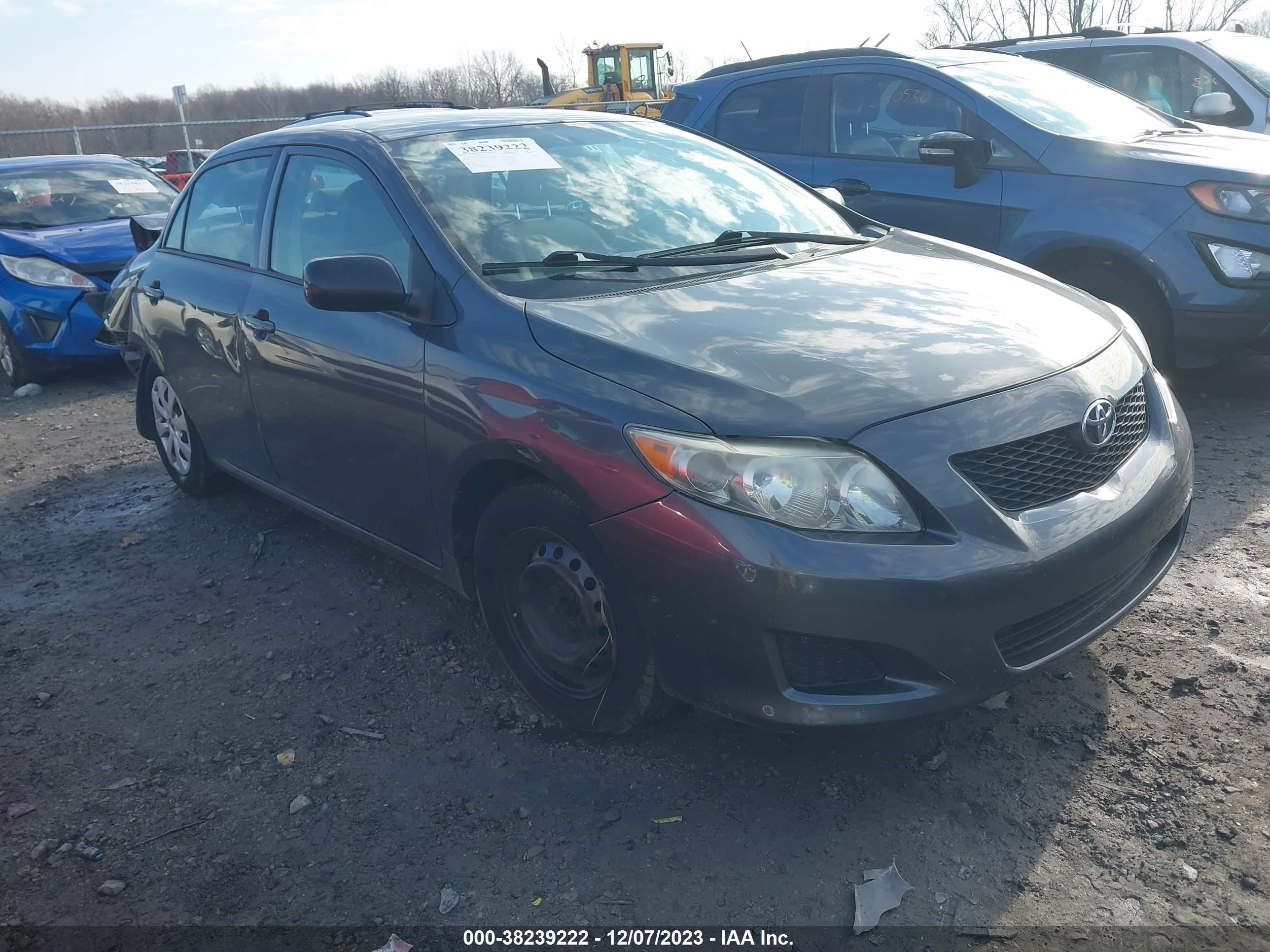 TOYOTA COROLLA 2009 2t1bu40e79c157415