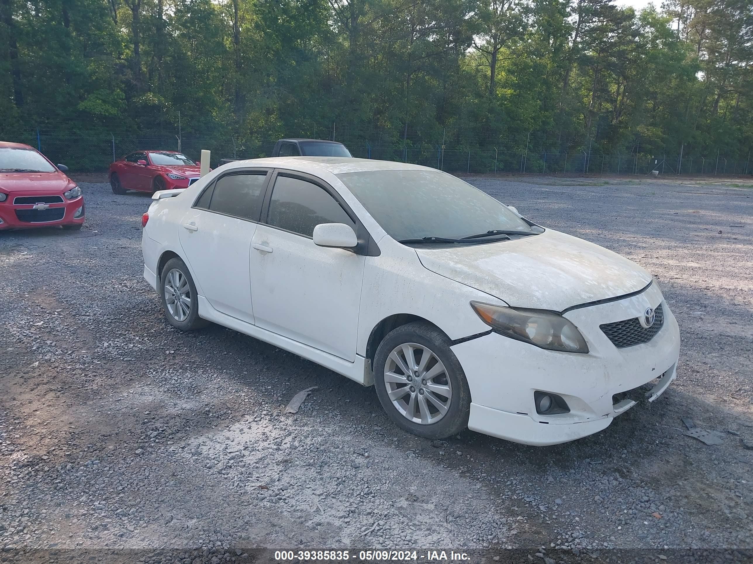 TOYOTA COROLLA 2009 2t1bu40e89c002680