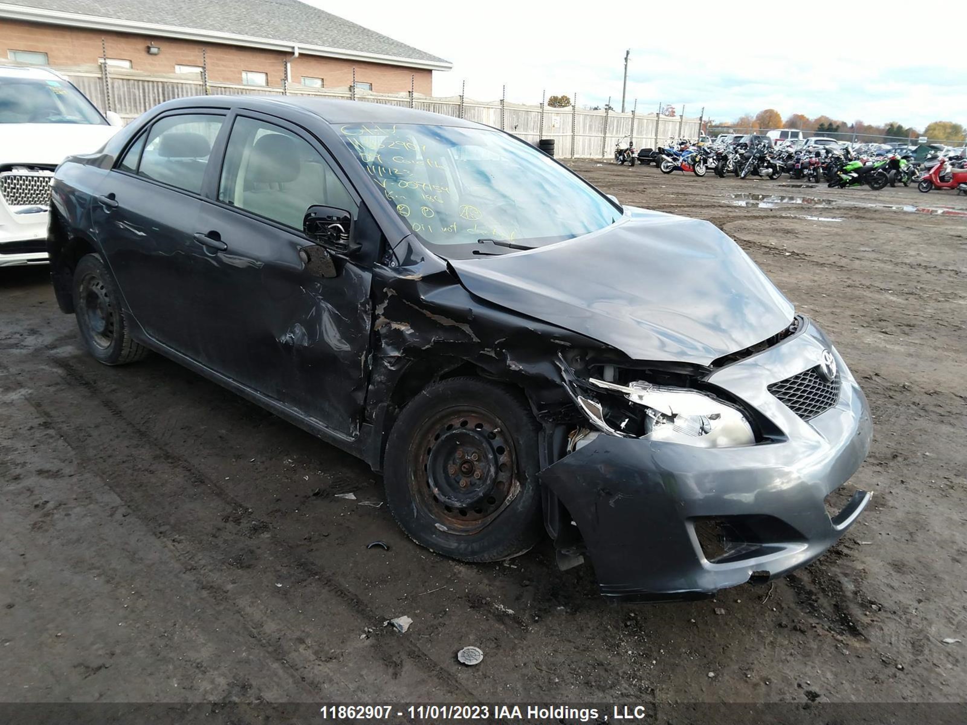 TOYOTA COROLLA 2009 2t1bu40e89c004154