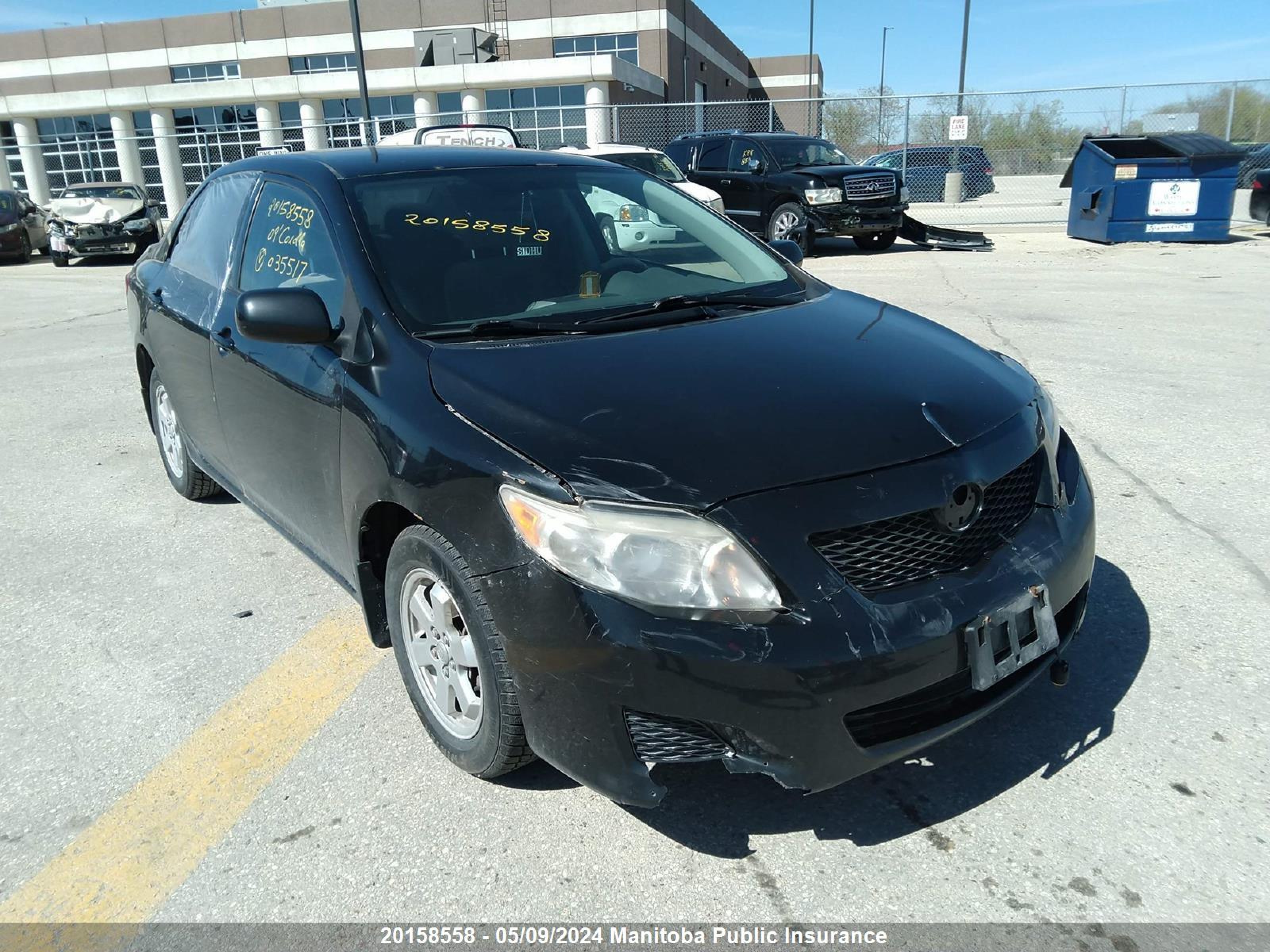 TOYOTA COROLLA 2009 2t1bu40e89c035517