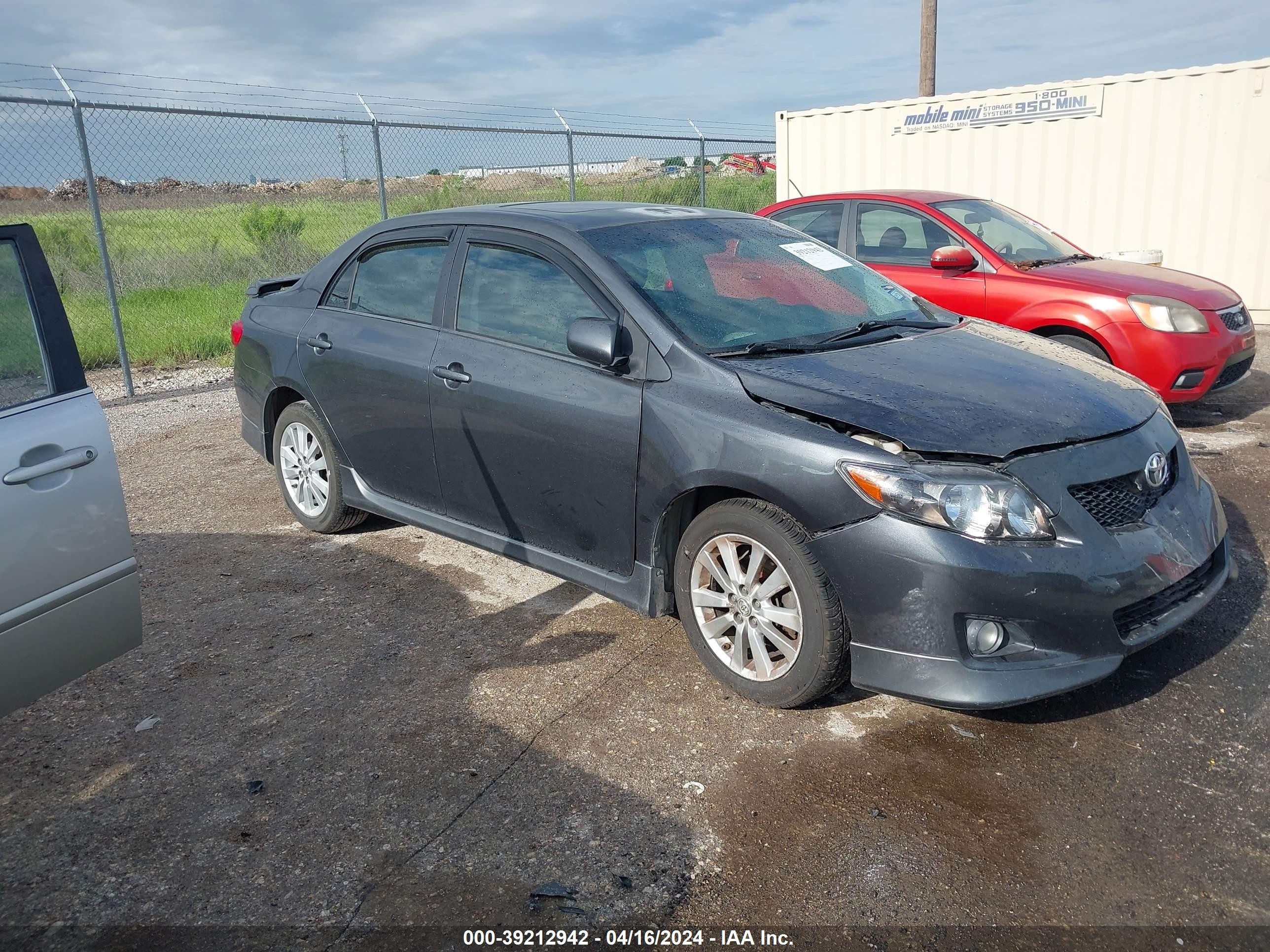 TOYOTA COROLLA 2009 2t1bu40e89c068002