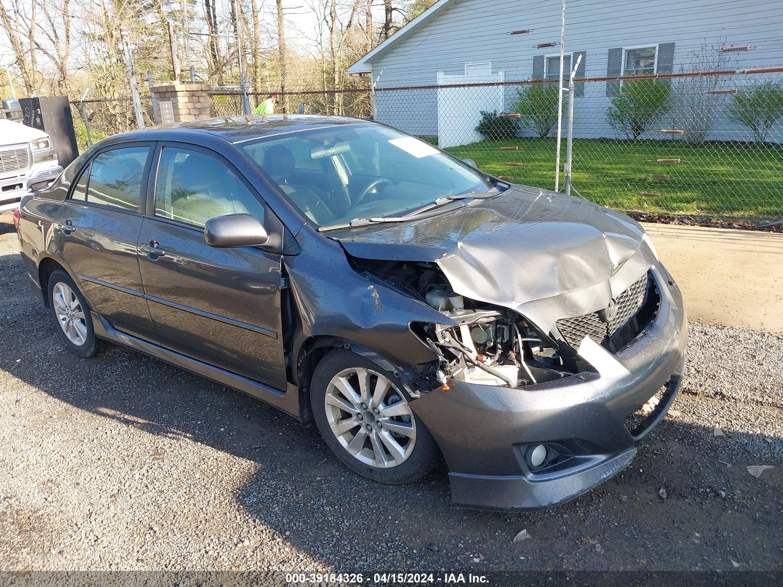 TOYOTA COROLLA 2009 2t1bu40e89c086175