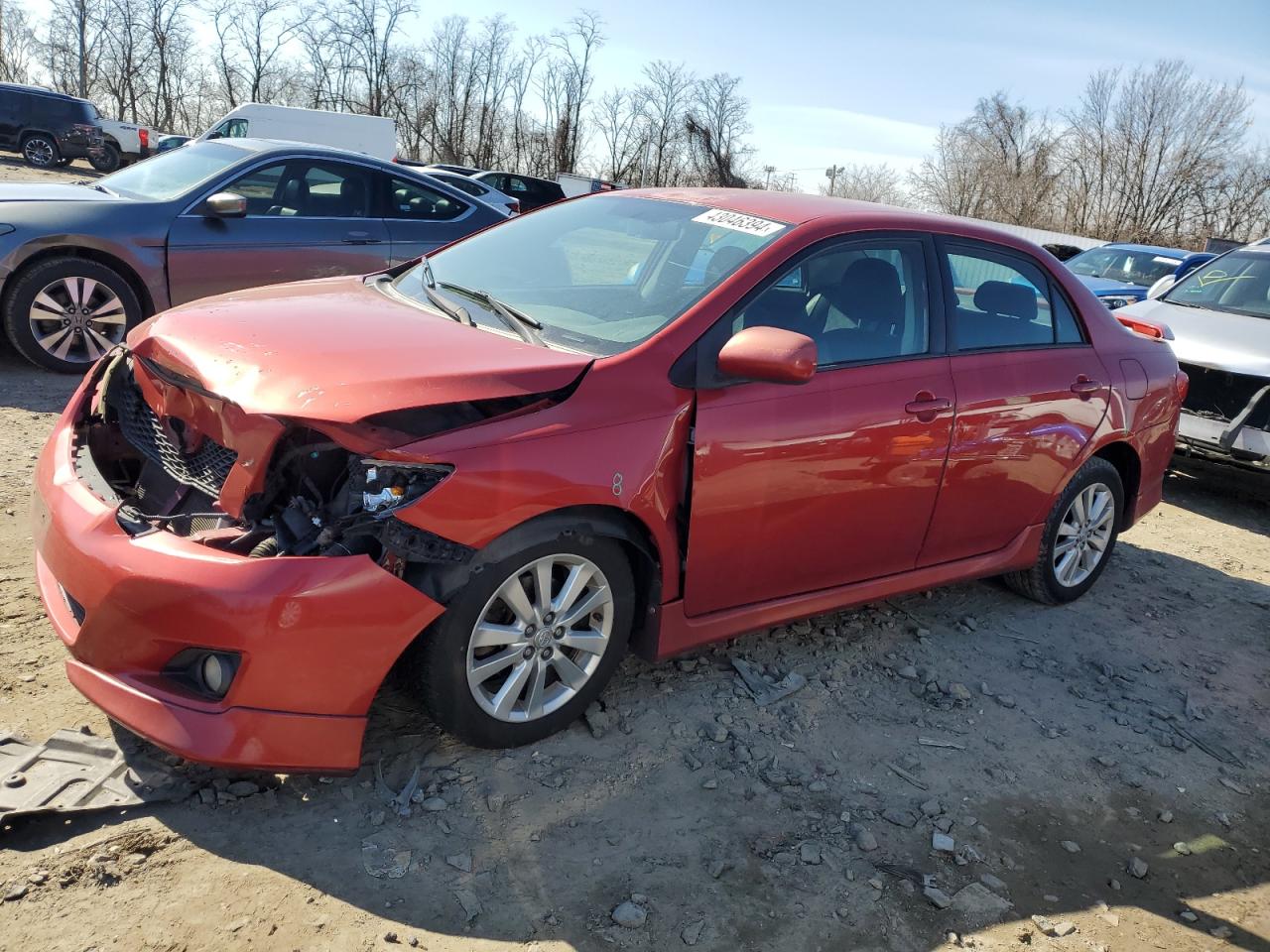 TOYOTA COROLLA 2009 2t1bu40e89c106697