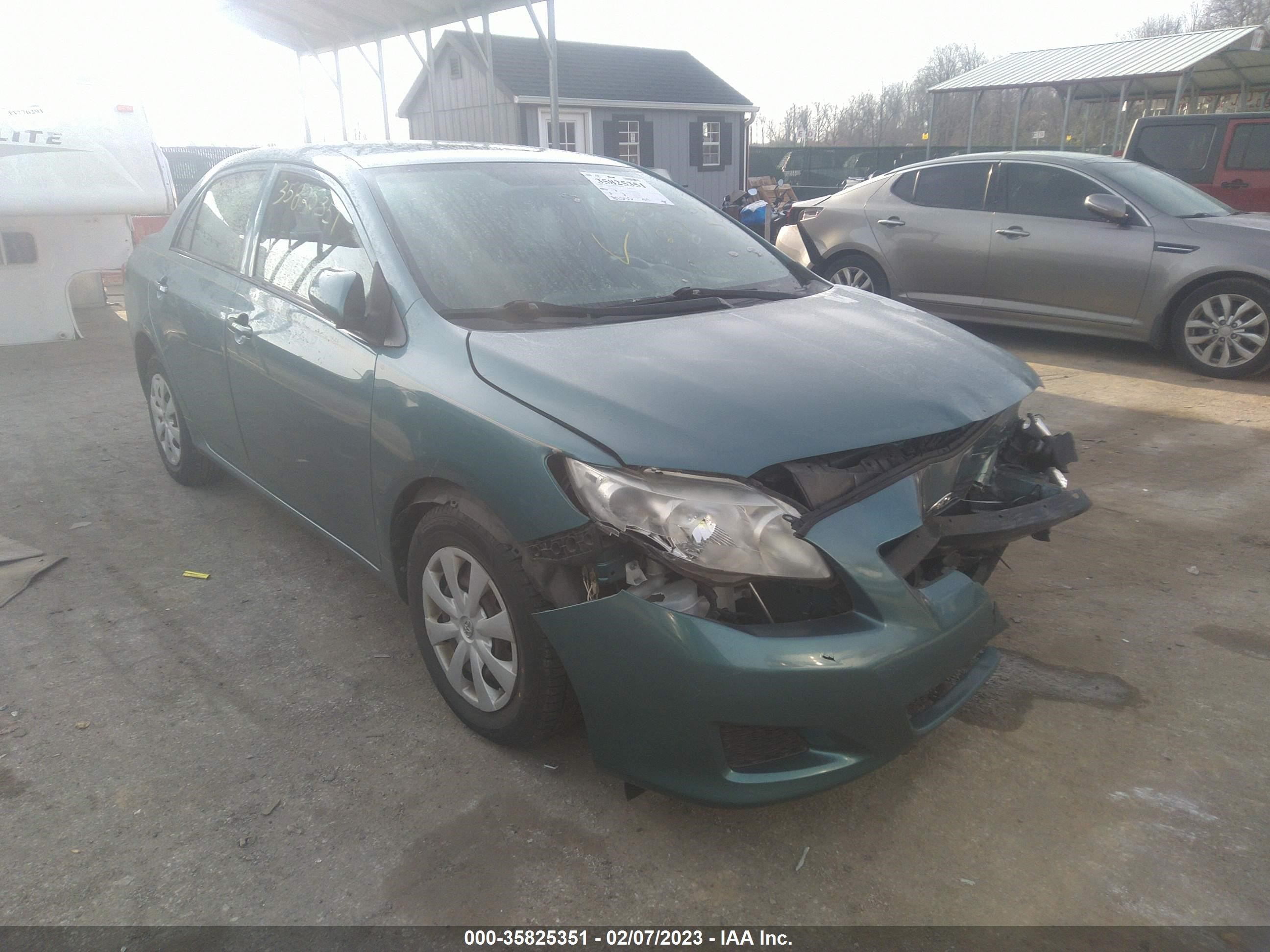 TOYOTA COROLLA 2009 2t1bu40e89c125038