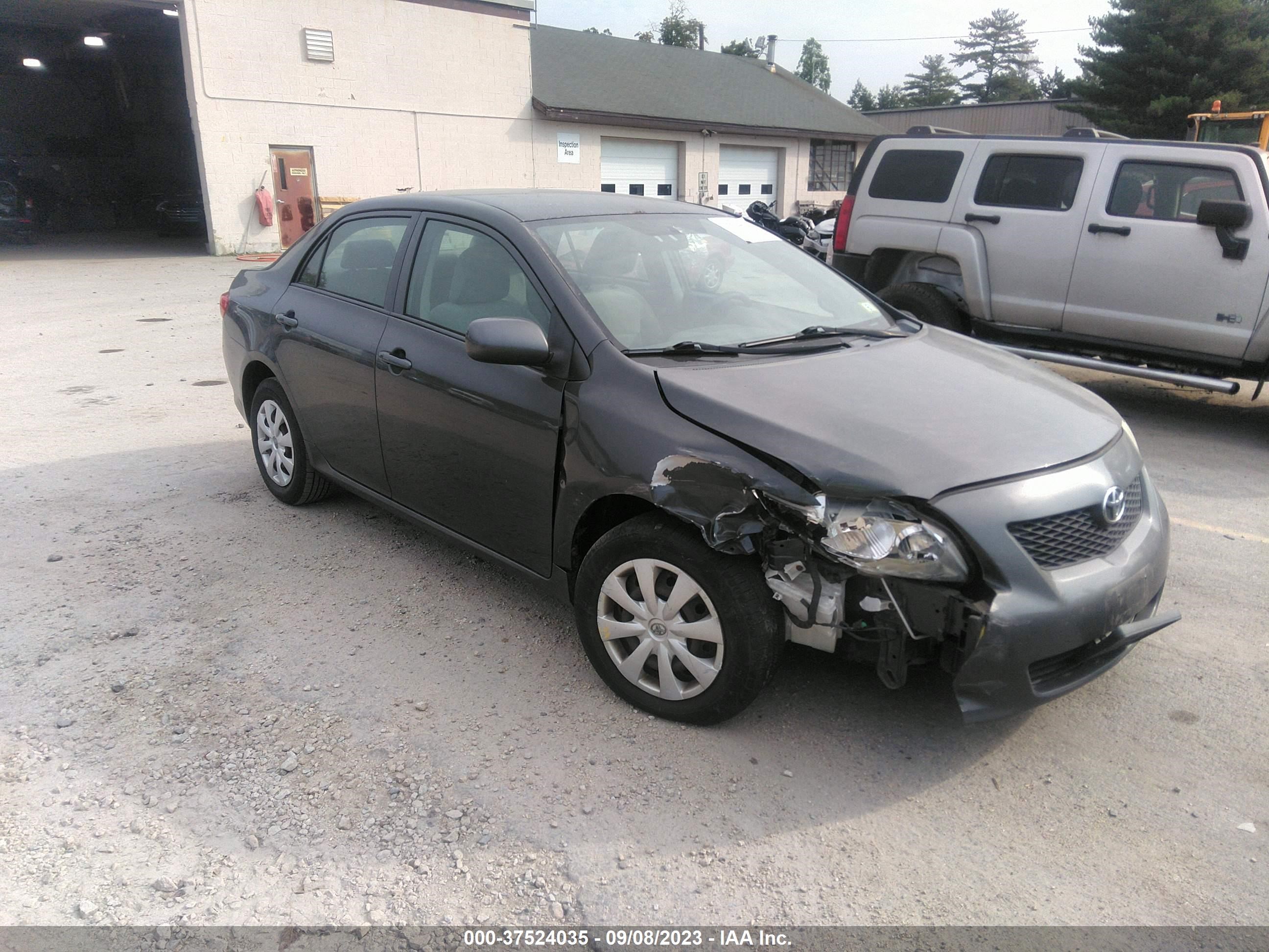 TOYOTA COROLLA 2009 2t1bu40e89c182436