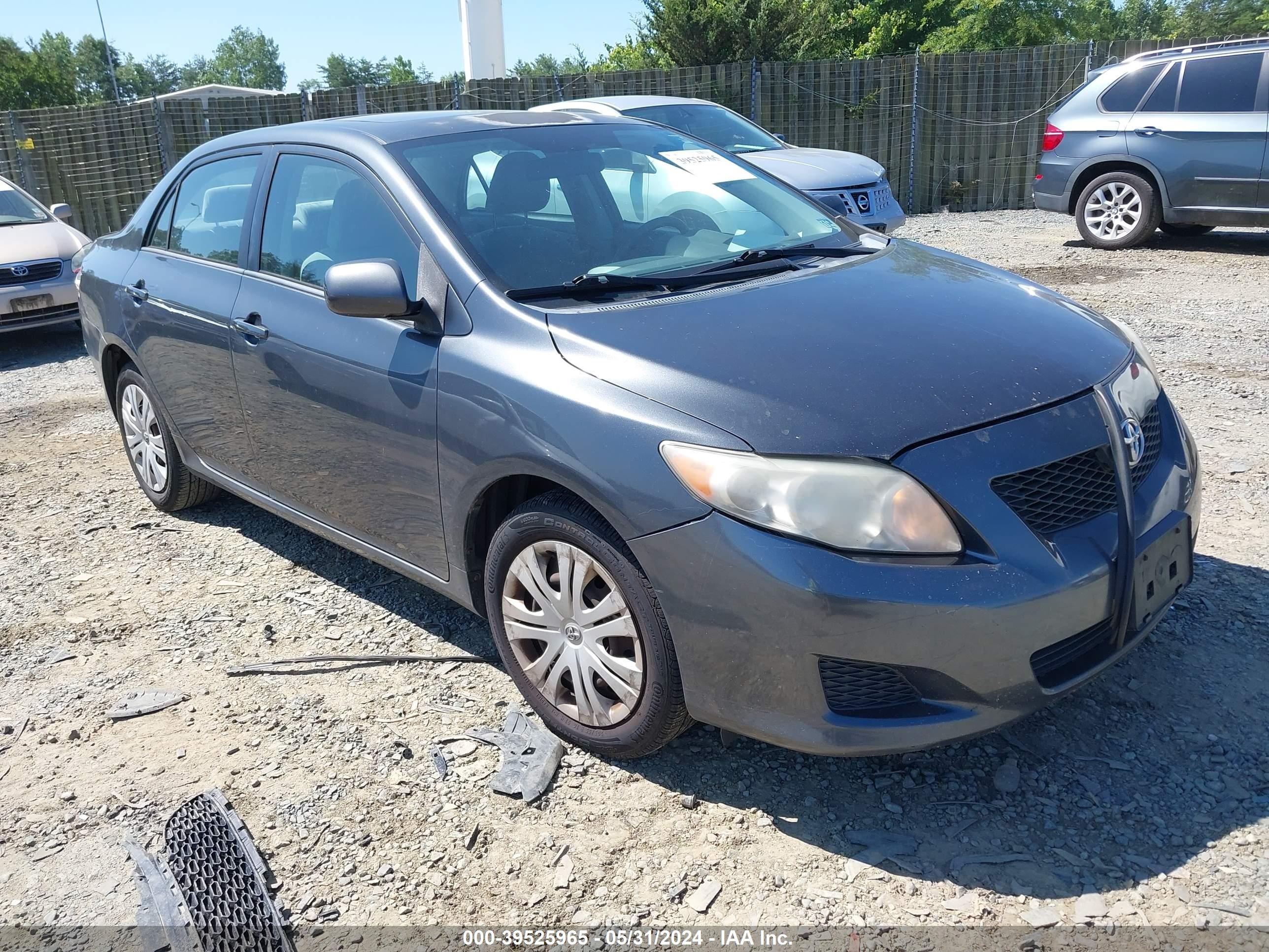 TOYOTA COROLLA 2009 2t1bu40e99c086024