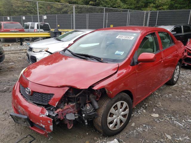 TOYOTA COROLLA 2009 2t1bu40e99c154094