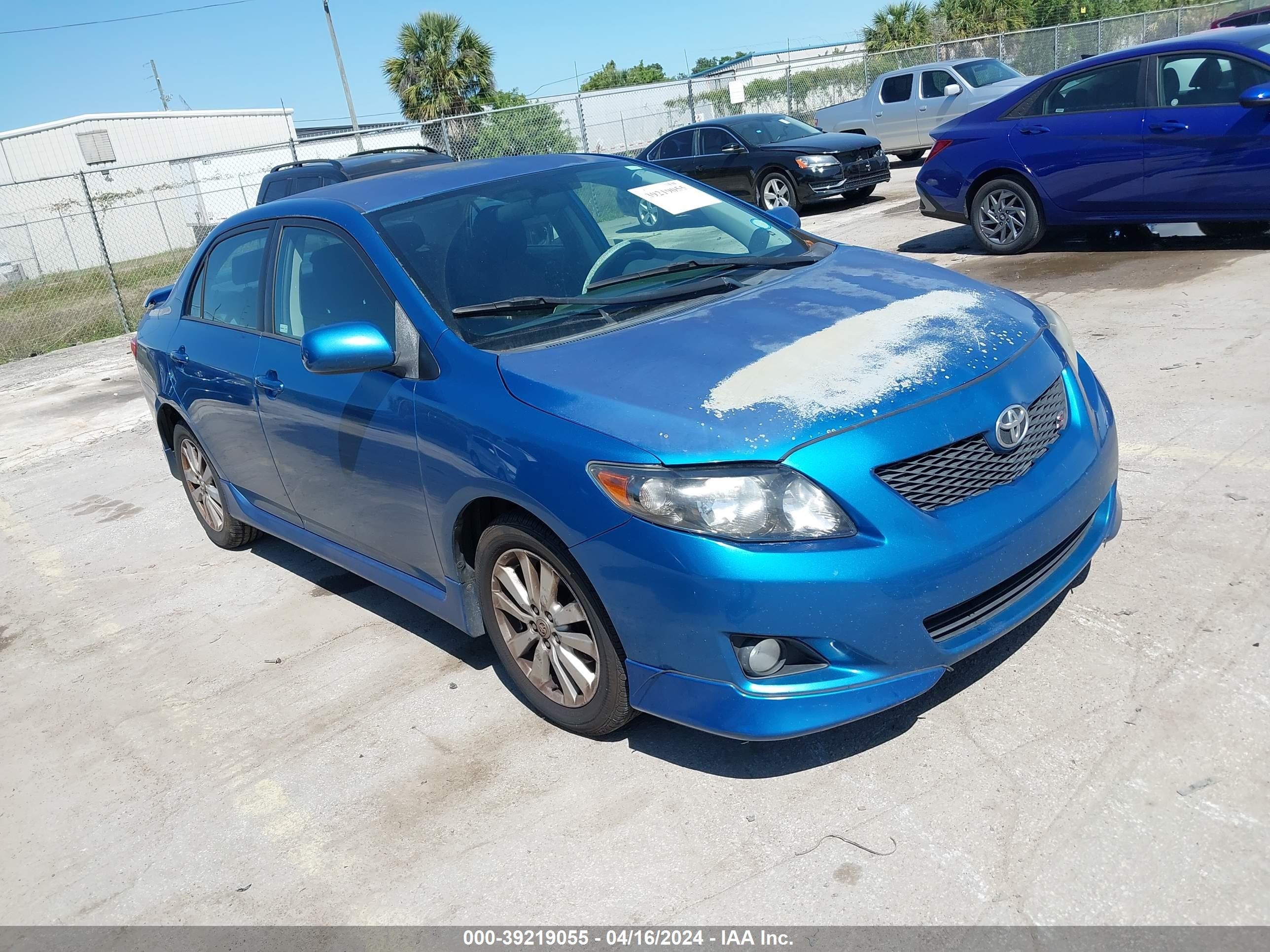 TOYOTA COROLLA 2009 2t1bu40e99c157447