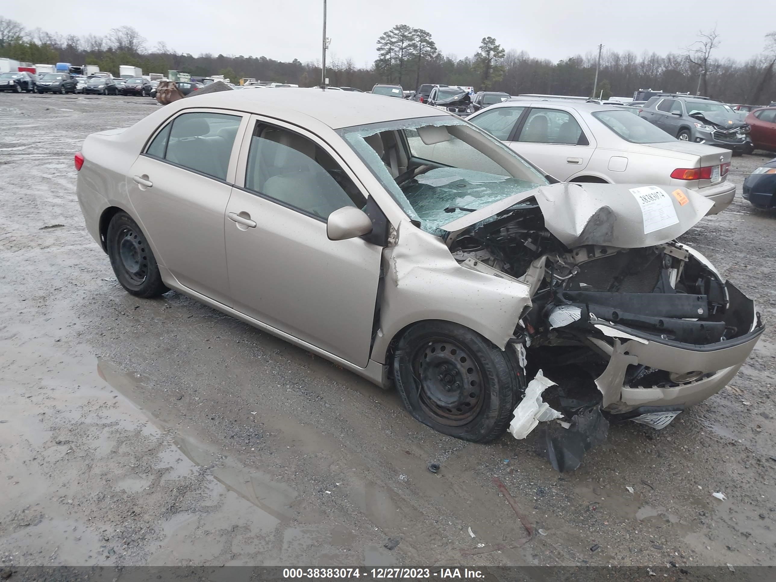 TOYOTA COROLLA 2009 2t1bu40e99c163829